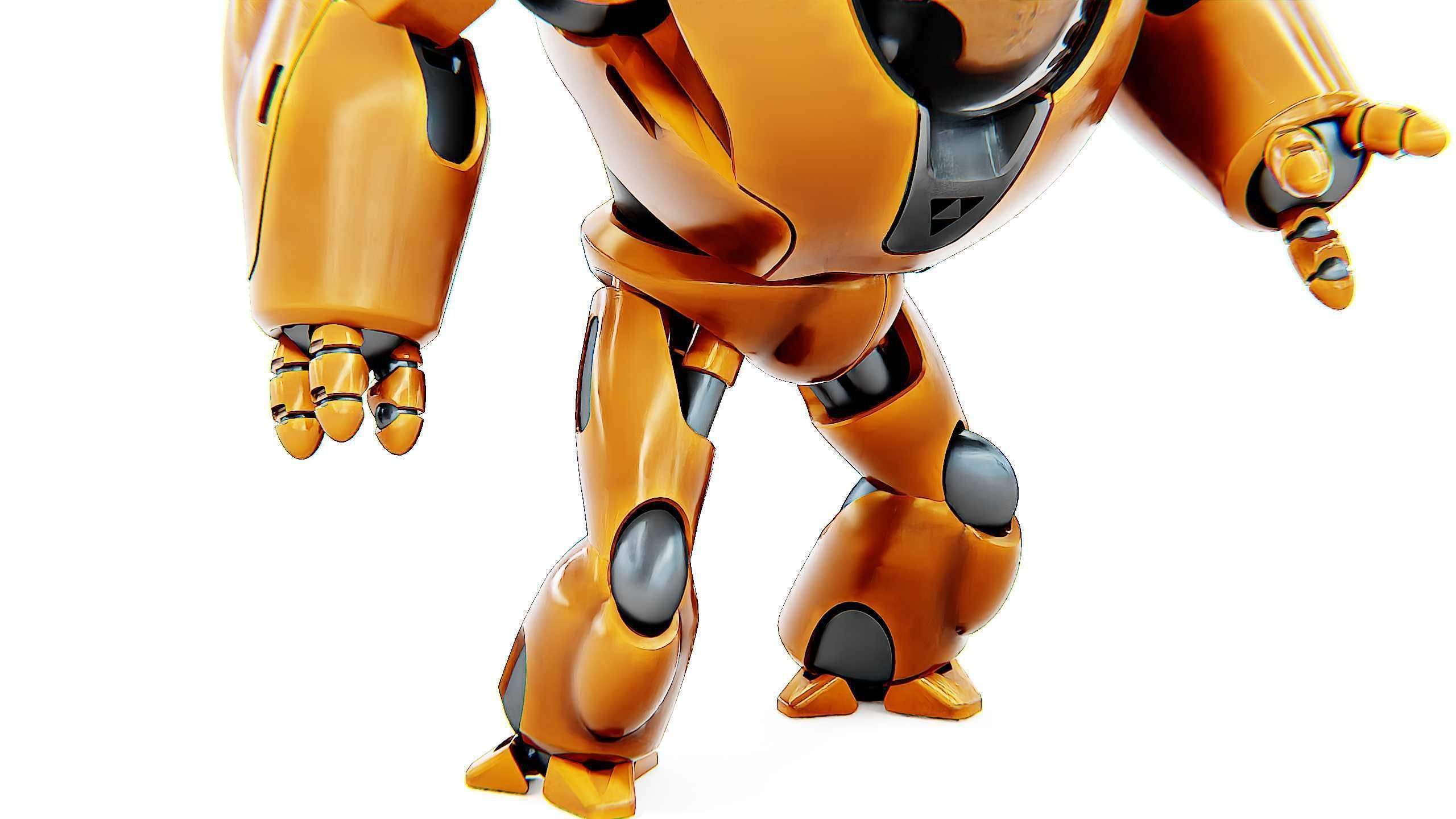 ASTRONAUT BOTV-3000 B Rigged for Unreal Engine - Unity - MIXAMO 3D model_24