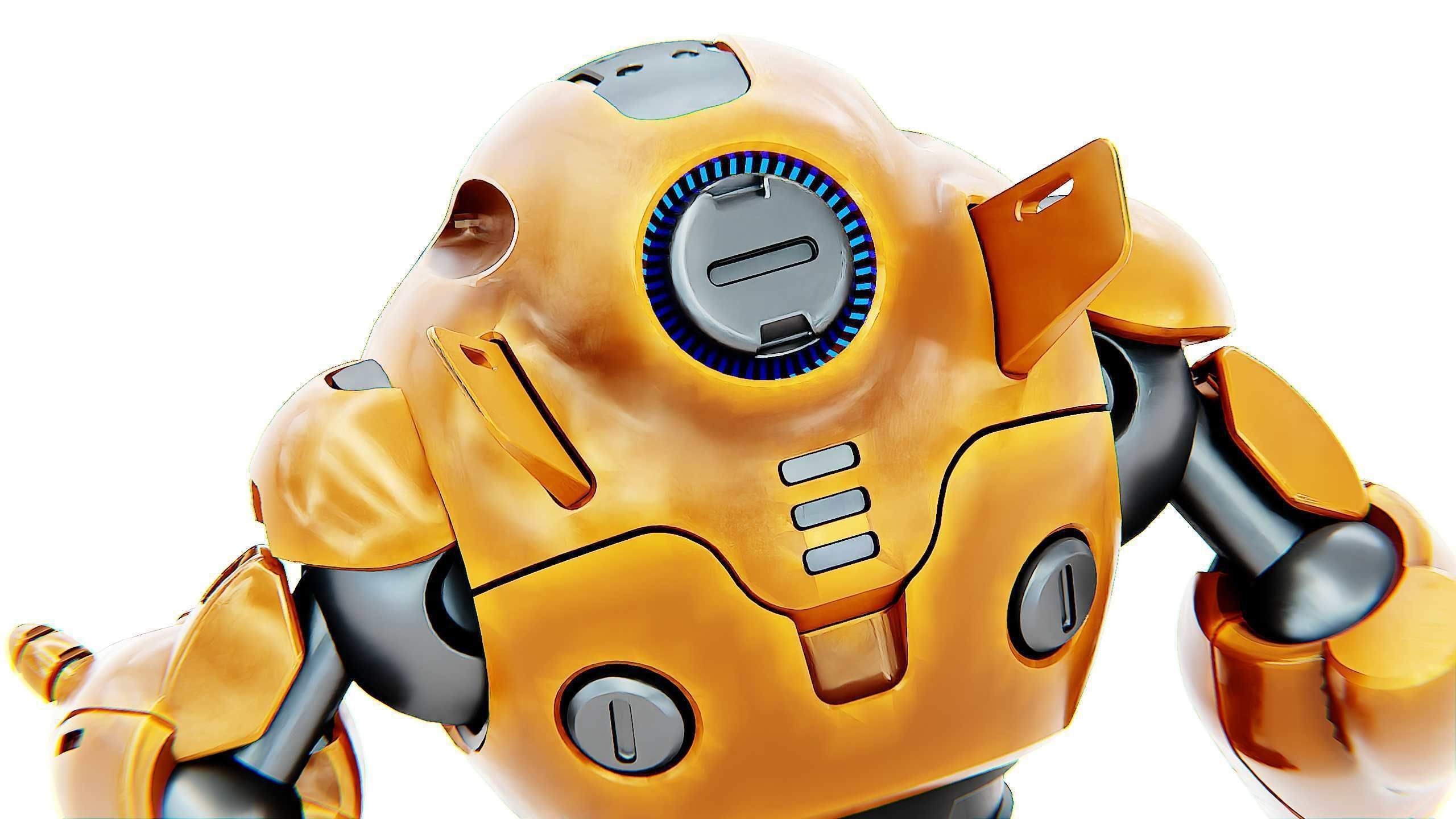 ASTRONAUT BOTV-3000 B Rigged for Unreal Engine - Unity - MIXAMO 3D model_27