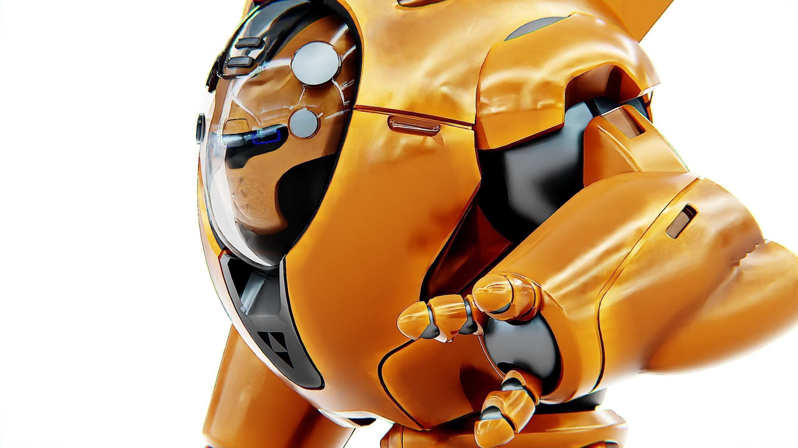 ASTRONAUT BOTV-3000 B Rigged for Unreal Engine - Unity - MIXAMO 3D model_28