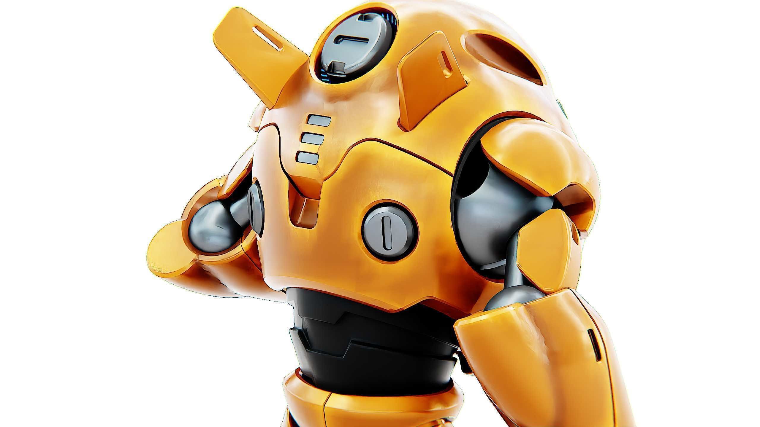 ASTRONAUT BOTV-3000 B Rigged for Unreal Engine - Unity - MIXAMO 3D model_26