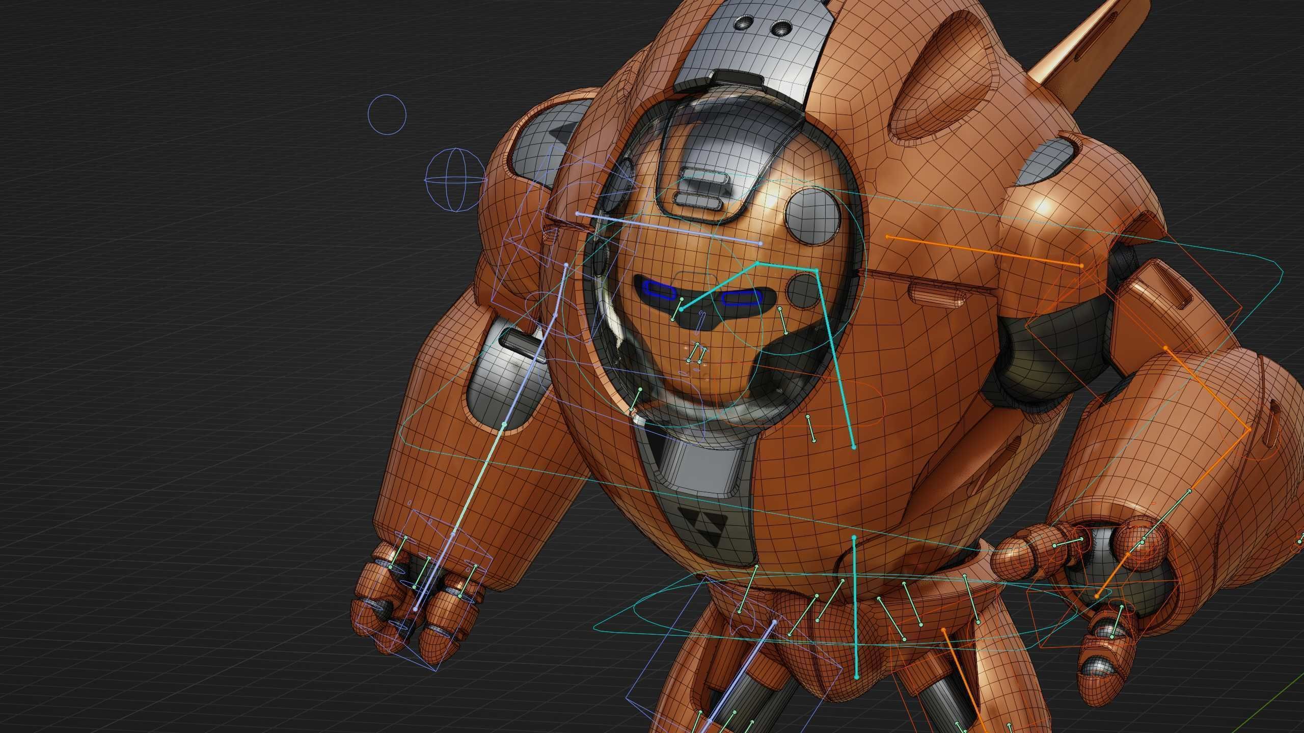 ASTRONAUT BOTV-3000 B Rigged for Unreal Engine - Unity - MIXAMO 3D model_37