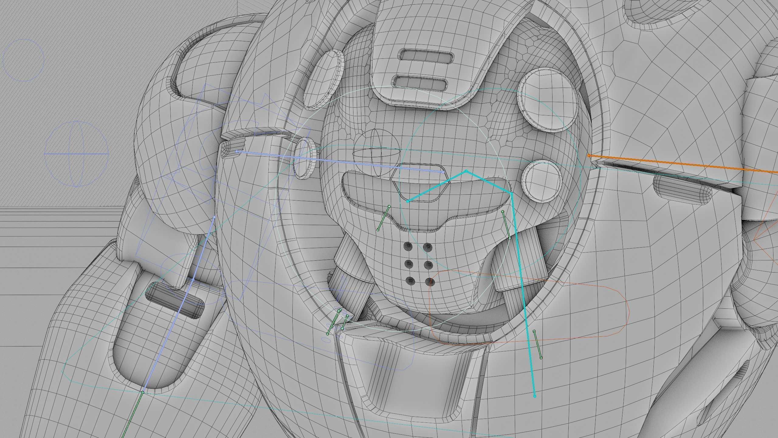 ASTRONAUT BOTV-3000 B Rigged for Unreal Engine - Unity - MIXAMO 3D model_42