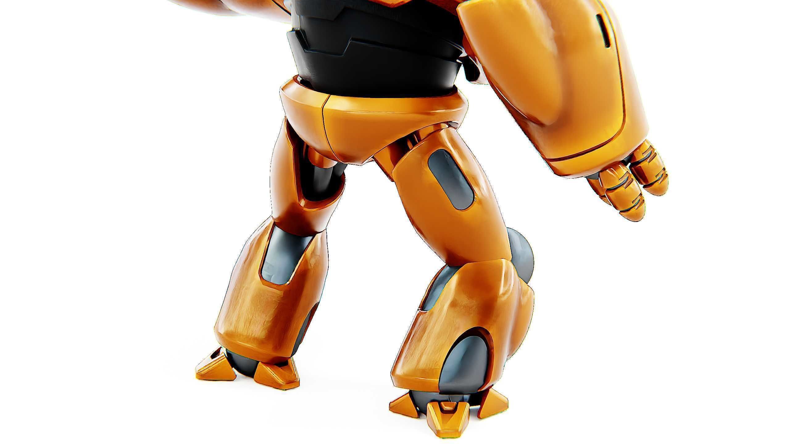 ASTRONAUT BOTV-3000 B Rigged for Unreal Engine - Unity - MIXAMO 3D model_25