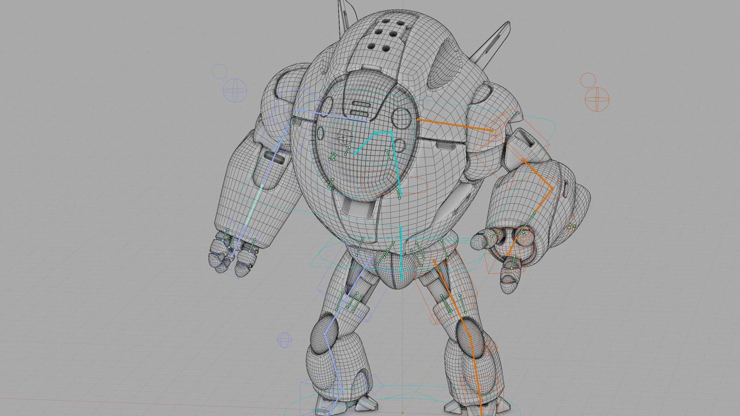 ASTRONAUT BOTV-3000 B Rigged for Unreal Engine - Unity - MIXAMO 3D model_40