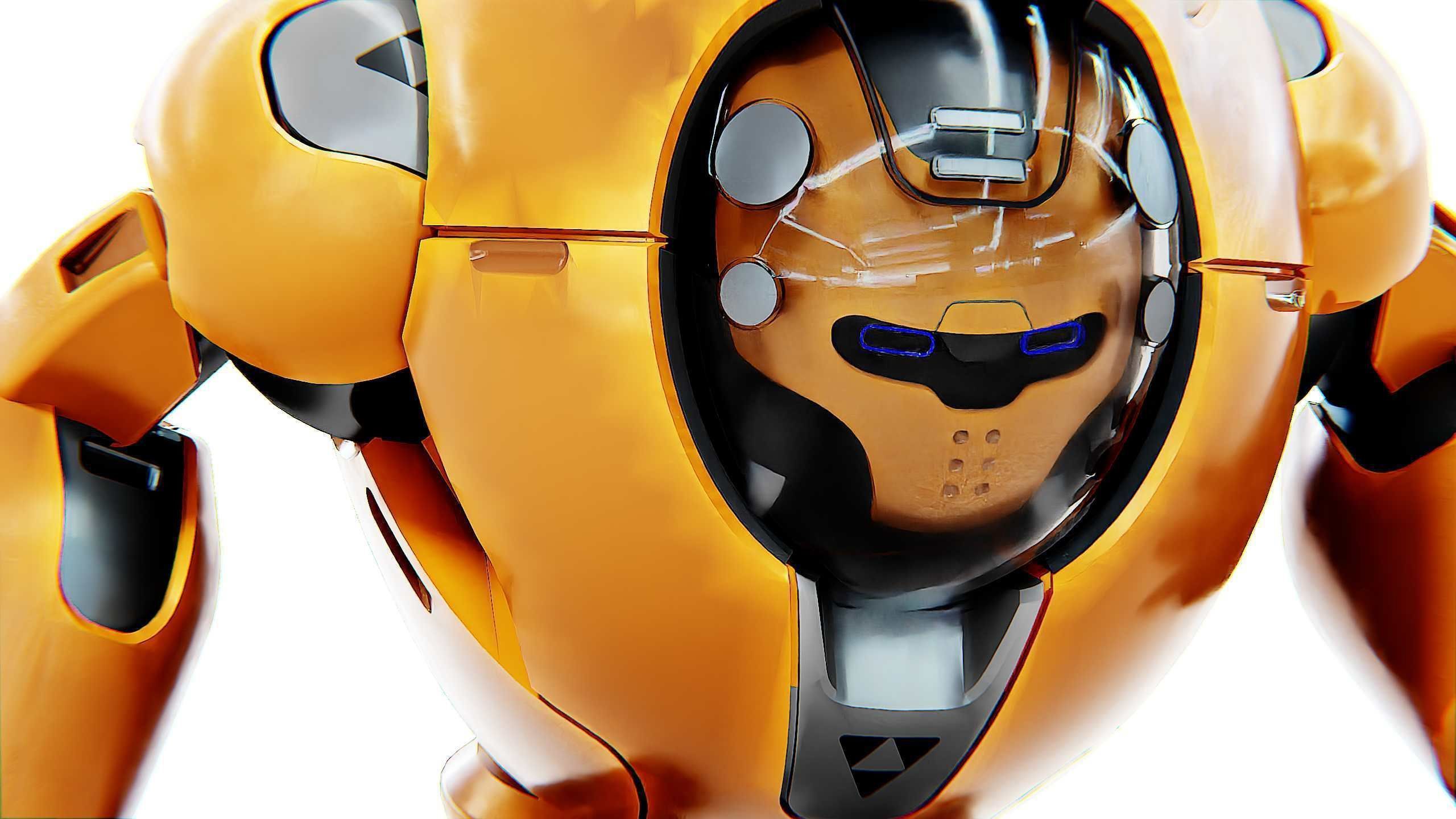 ASTRONAUT BOTV-3000 B Rigged for Unreal Engine - Unity - MIXAMO 3D model_29