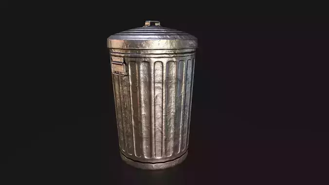 Garbage Can 3D Model Game Ready Low-poly 3D model Garbage Can 3D Model Game Ready Low-poly 3D model