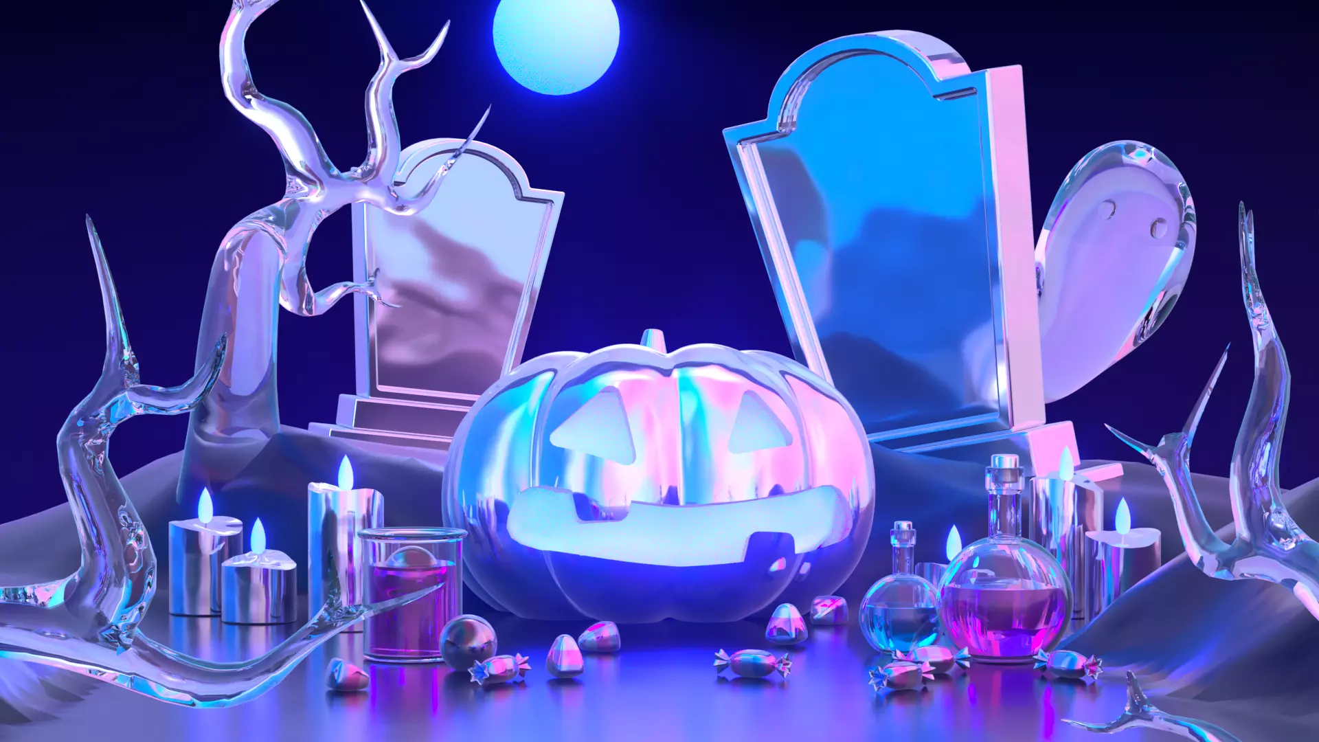 Halloween Pack 3D model_0