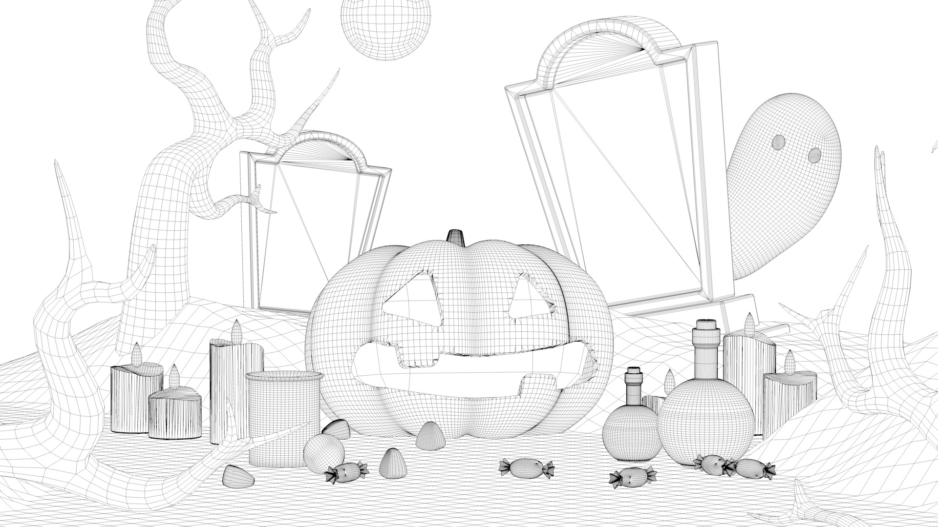 Halloween Pack 3D model_5