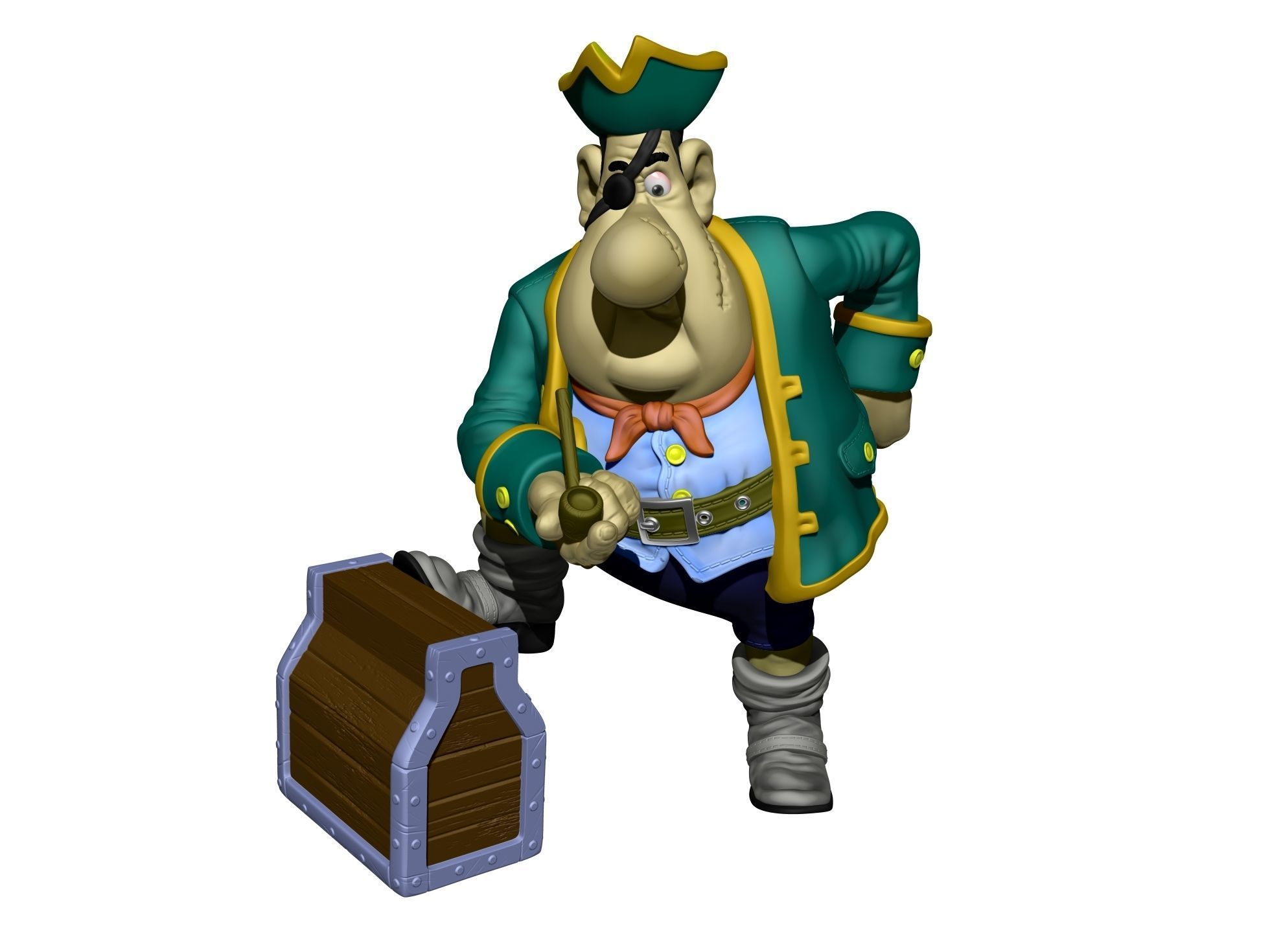 Billy Bones for 3d print STL 3D print model_4