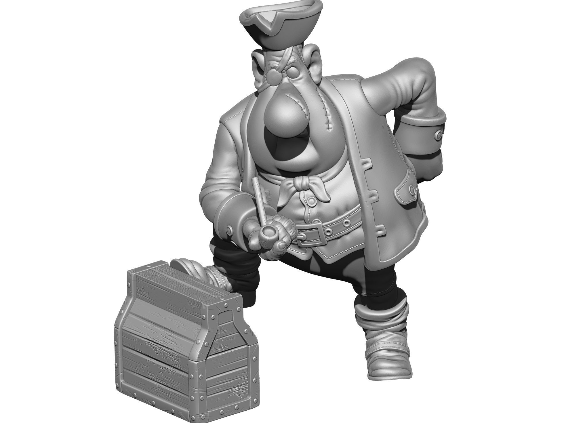 Billy Bones for 3d print STL 3D print model_24