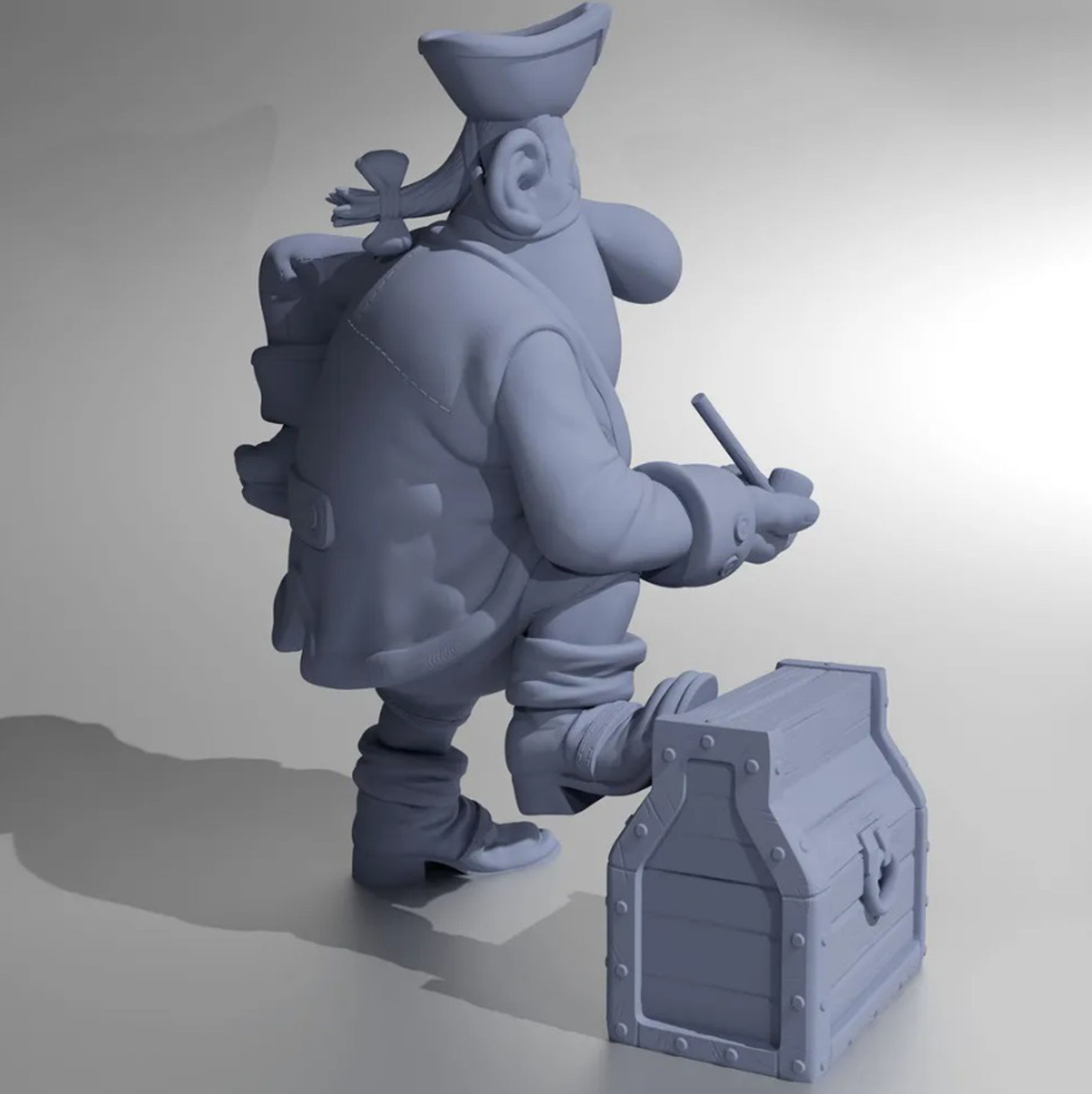 Billy Bones for 3d print STL 3D print model_3