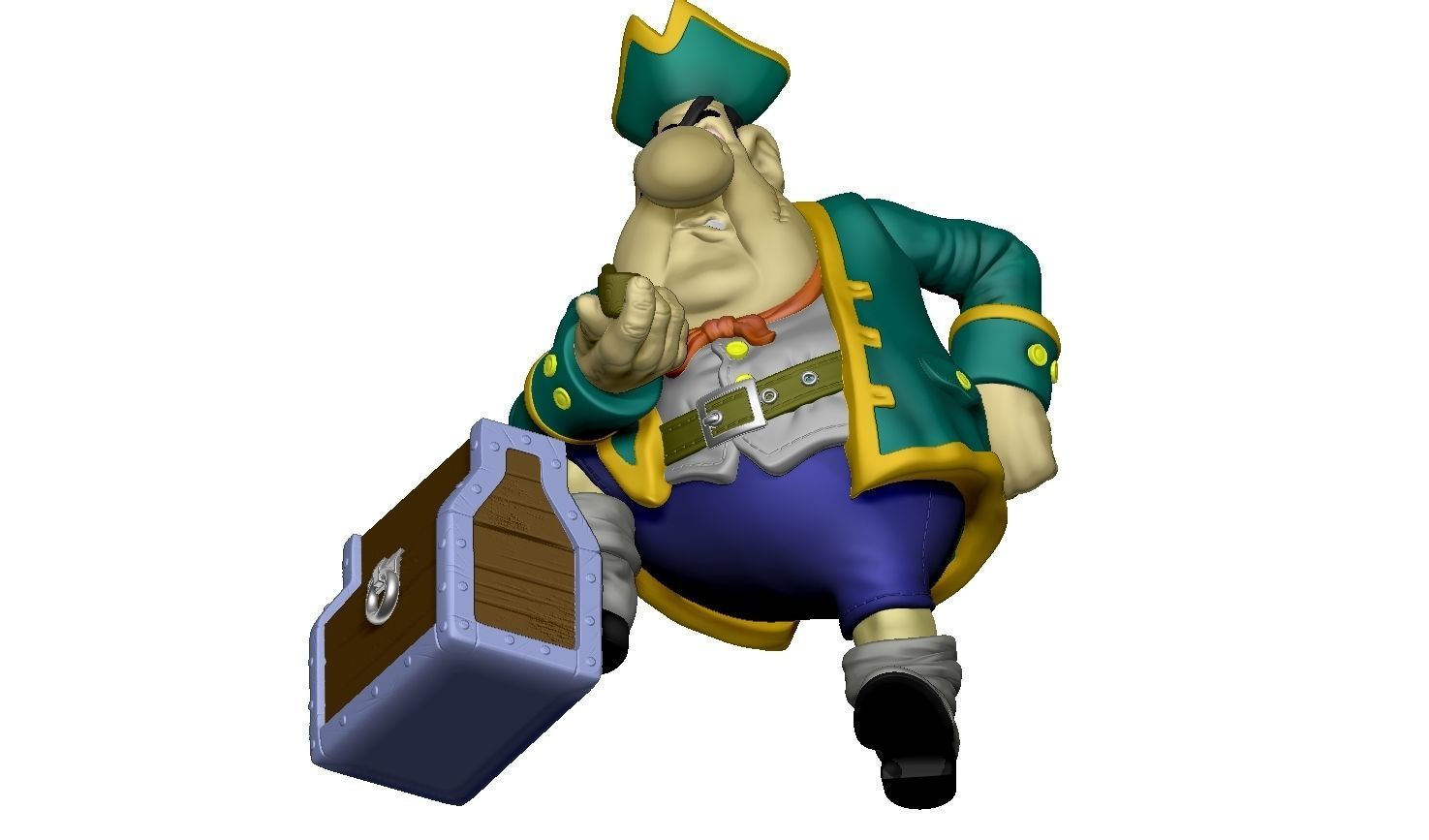 Billy Bones for 3d print STL 3D print model_13