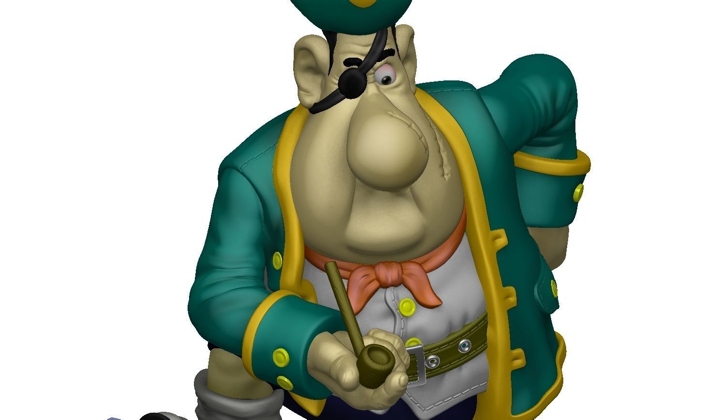 Billy Bones for 3d print STL 3D print model_14