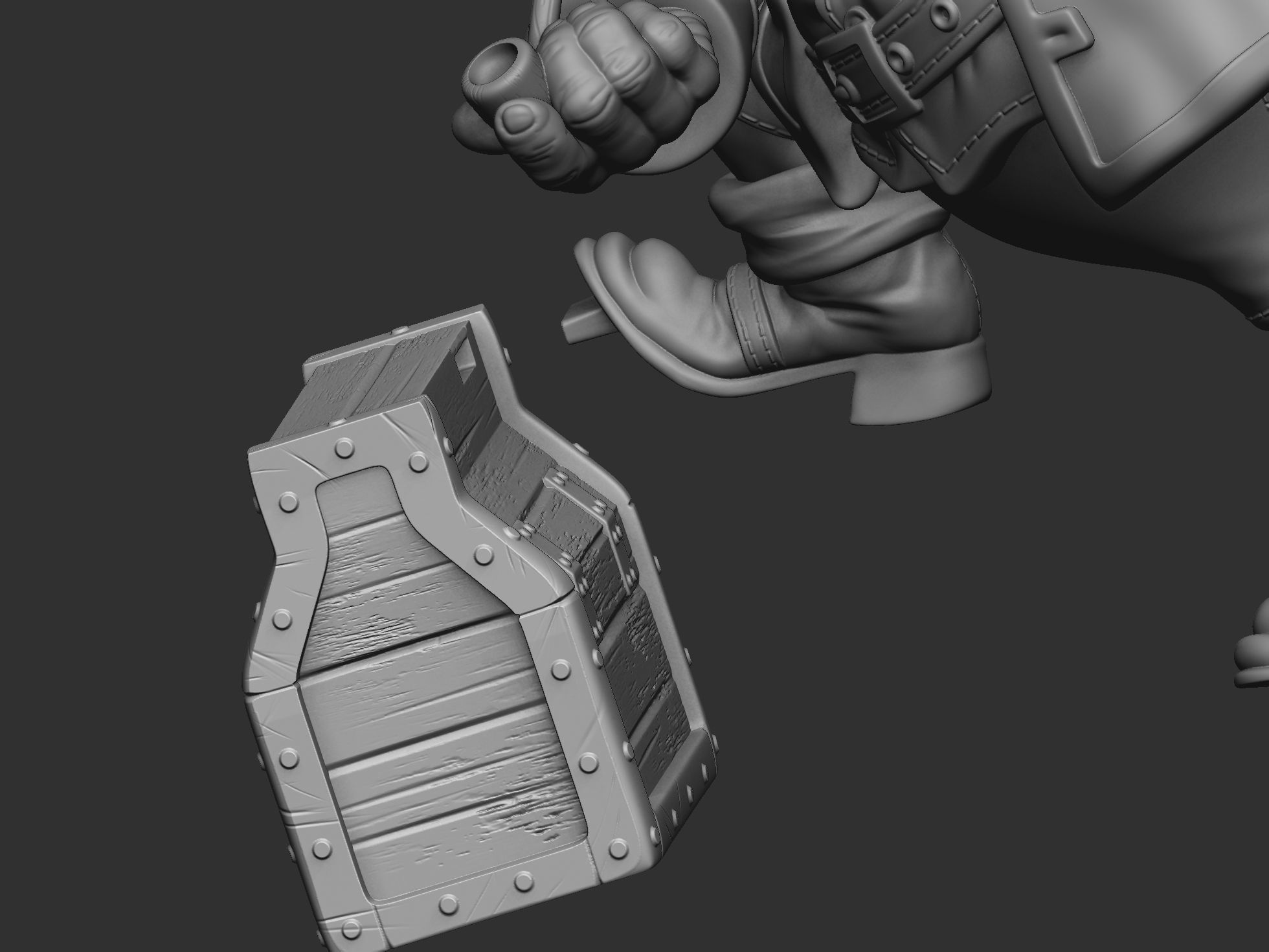 Billy Bones for 3d print STL 3D print model_33