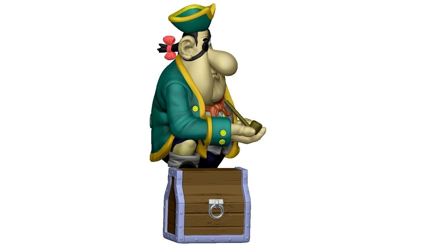 Billy Bones for 3d print STL 3D print model_10