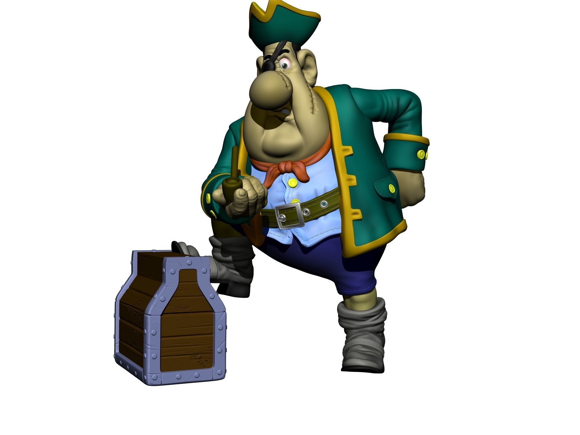 Billy Bones for 3d print STL 3D print model_17