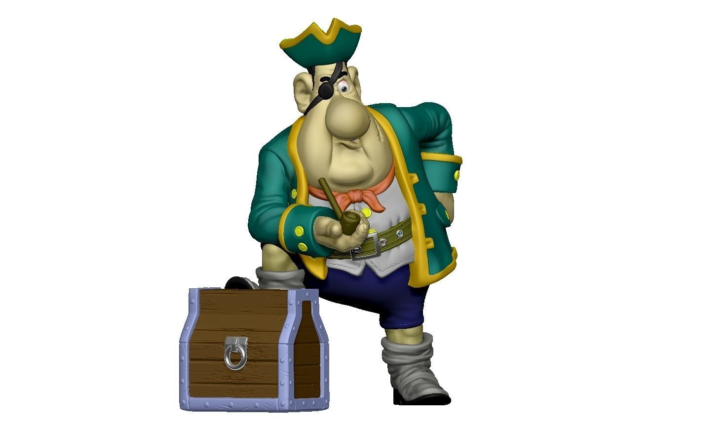 Billy Bones for 3d print STL 3D print model_12