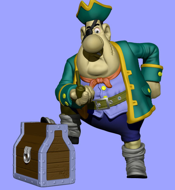 Billy Bones for 3d print STL 3D print model_8