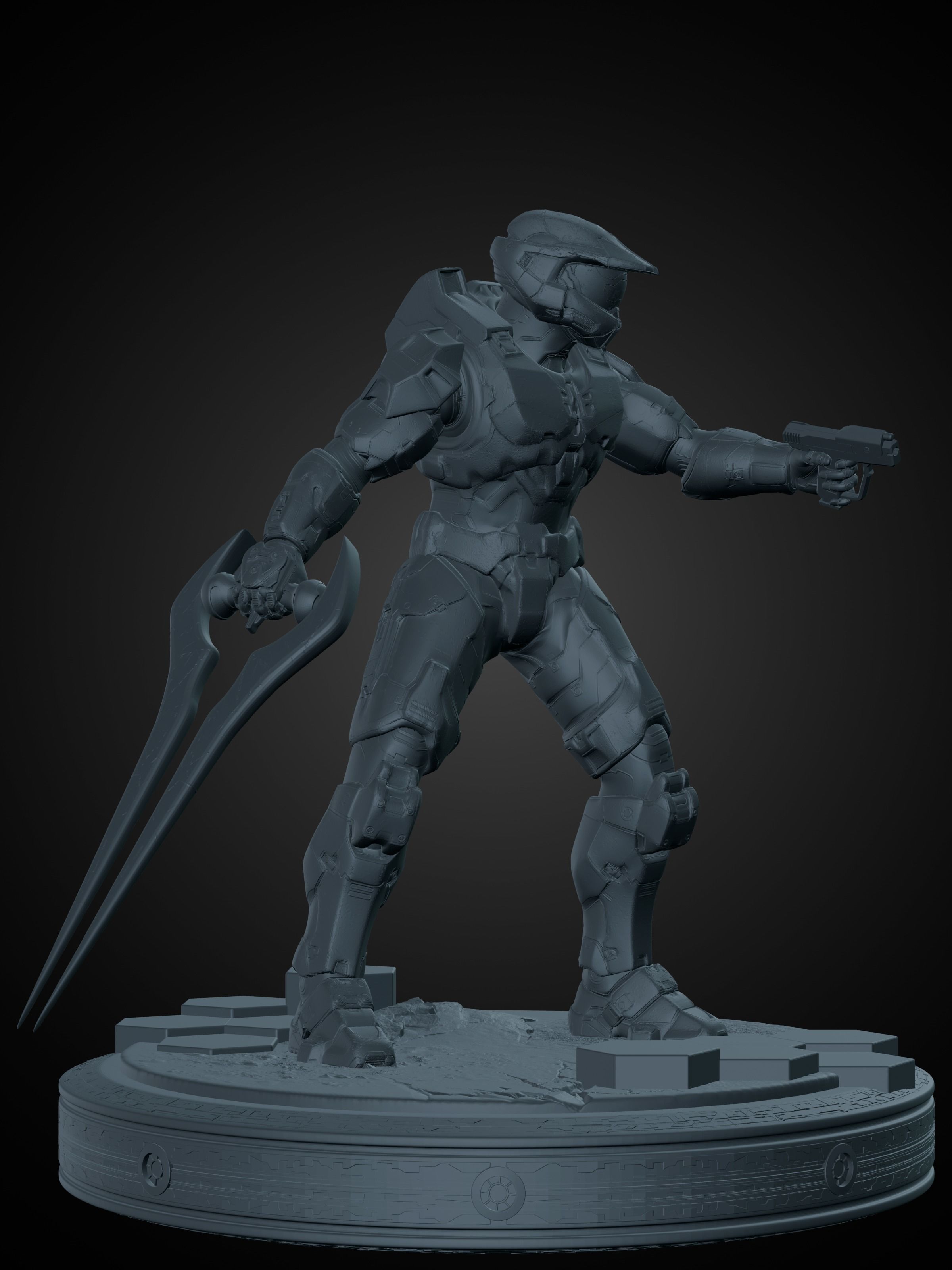 Halo Infinite Master Chief 3D print model_7