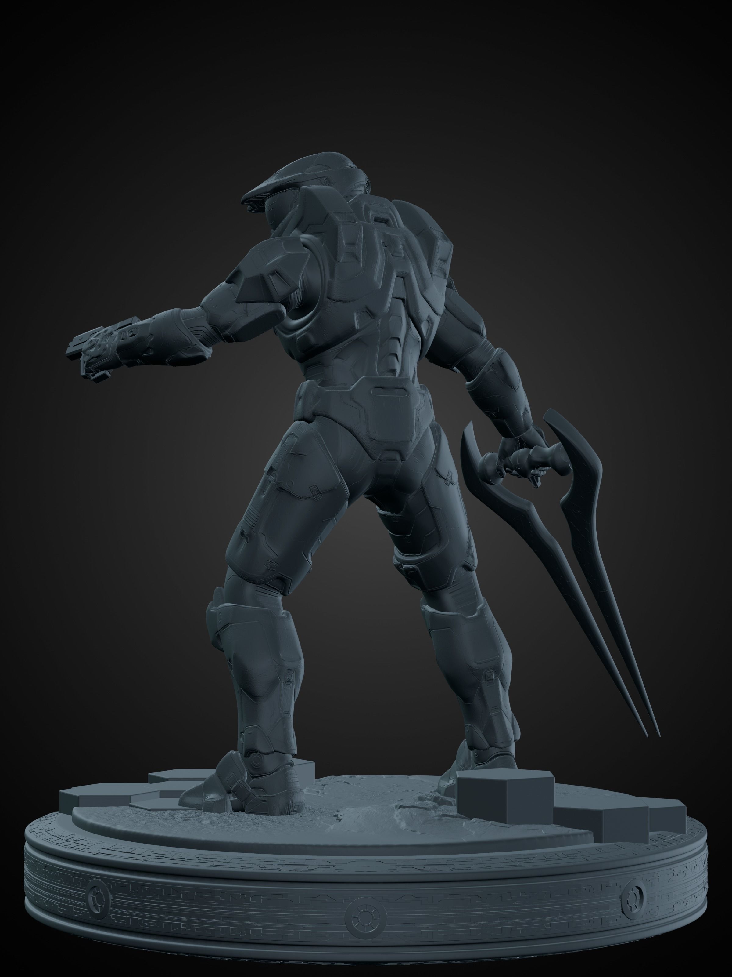 Halo Infinite Master Chief 3D print model_6
