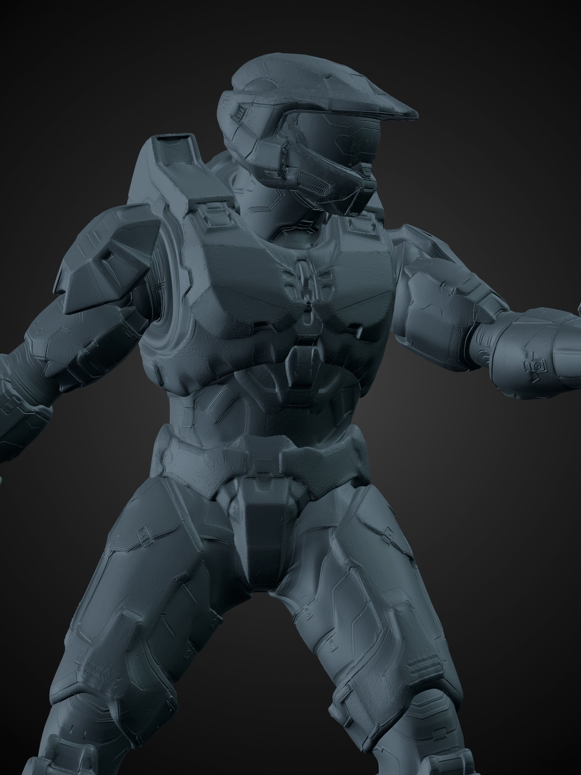 Halo Infinite Master Chief 3D print model_8