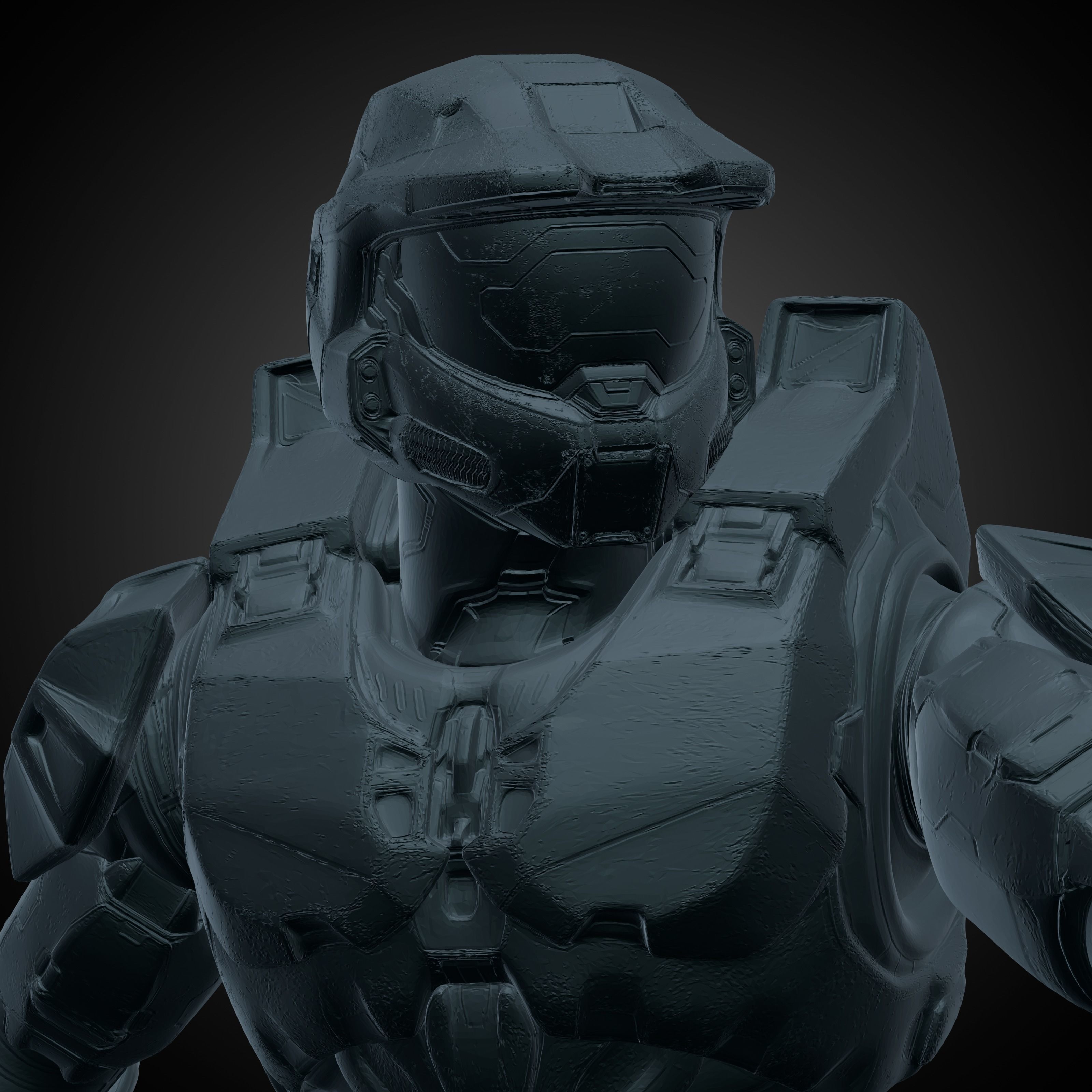 Halo Infinite Master Chief 3D print model_4