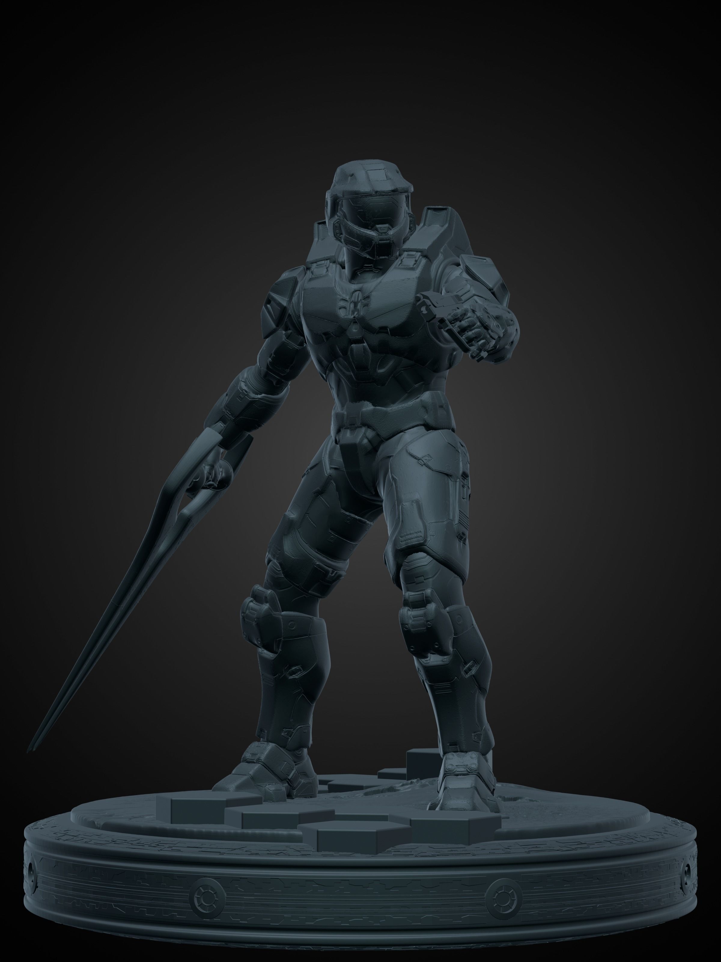 Halo Infinite Master Chief 3D print model_5