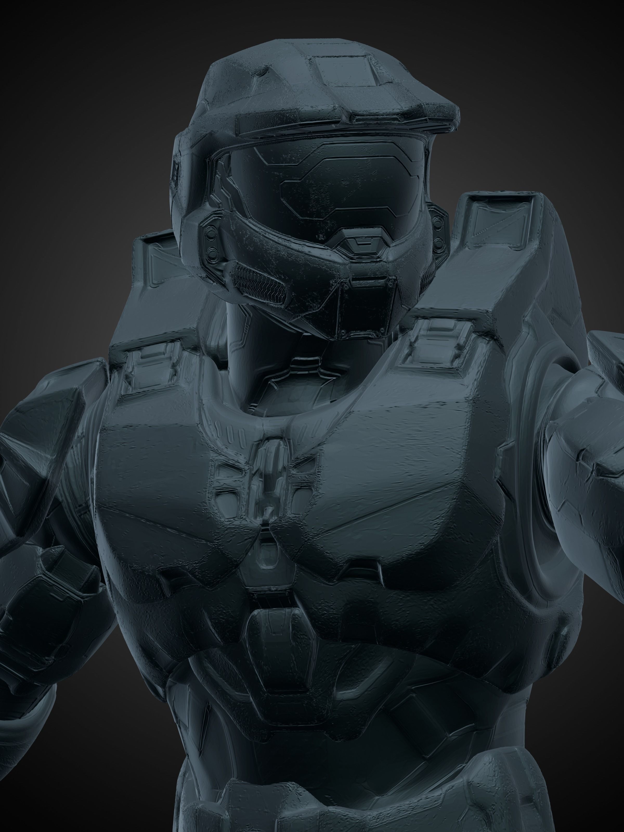 Halo Infinite Master Chief 3D print model_3