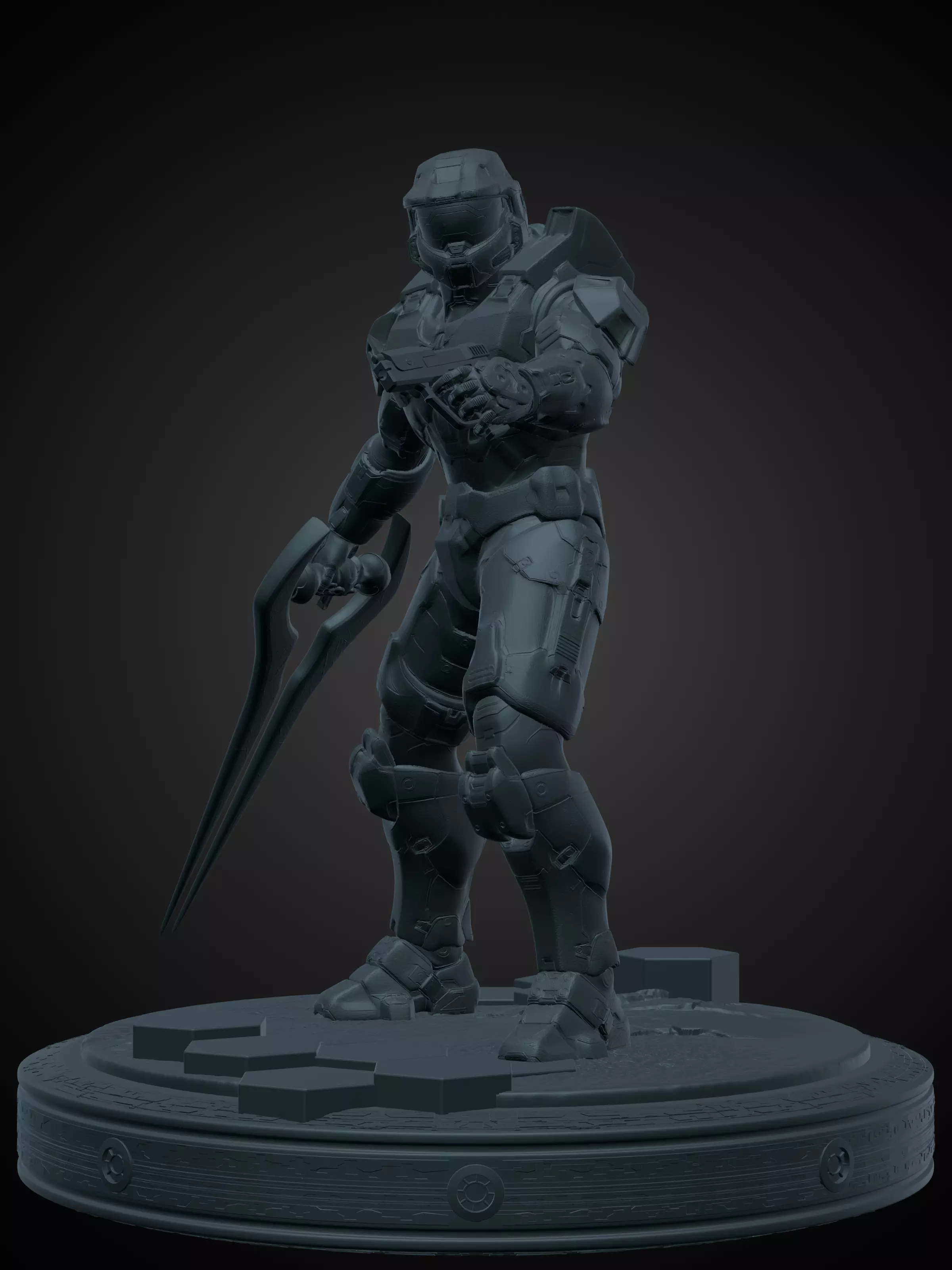 Halo Infinite Master Chief 3D print model_0