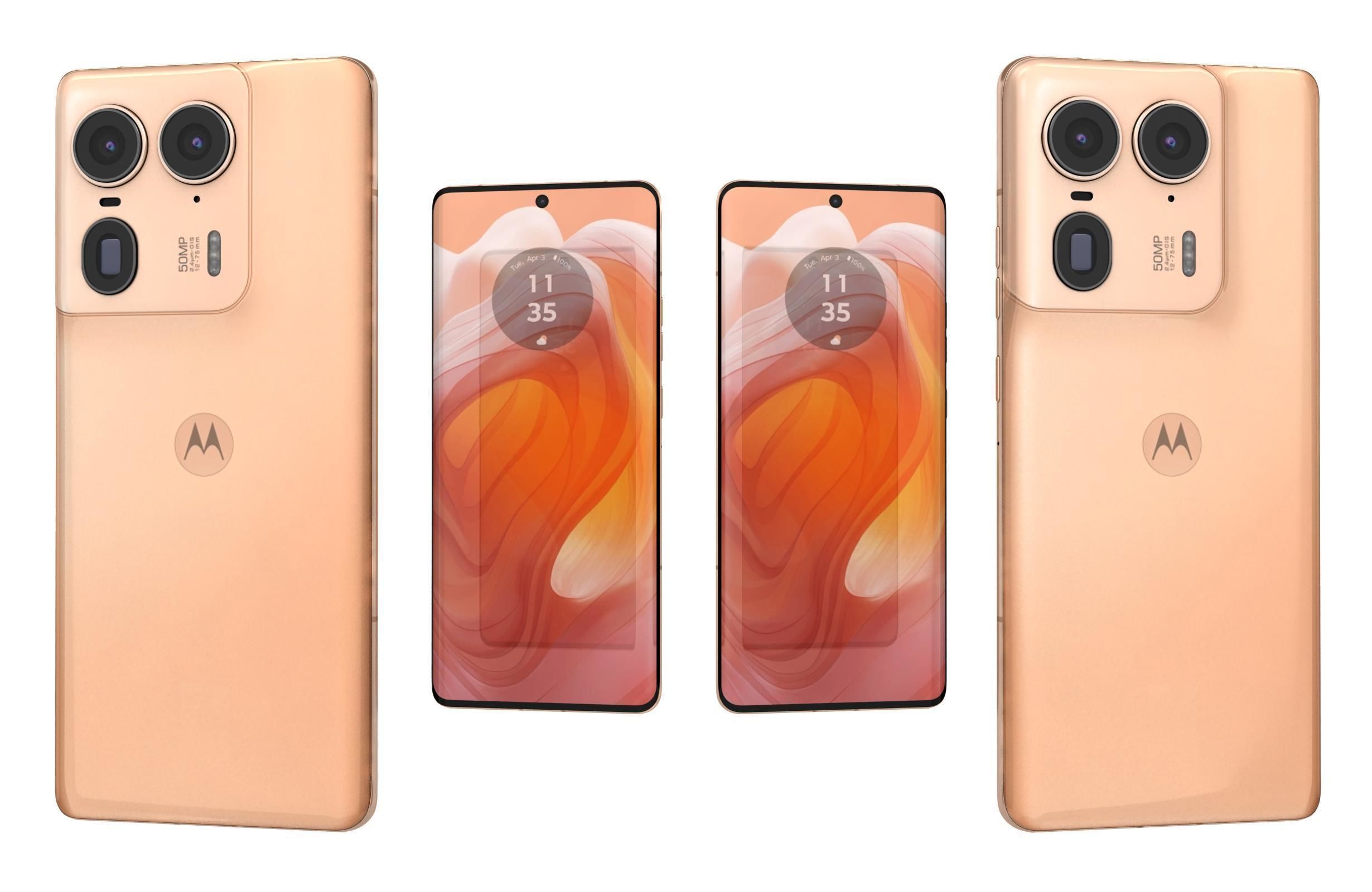 Motorola Edge 50 Ultra Gold 3D model_3