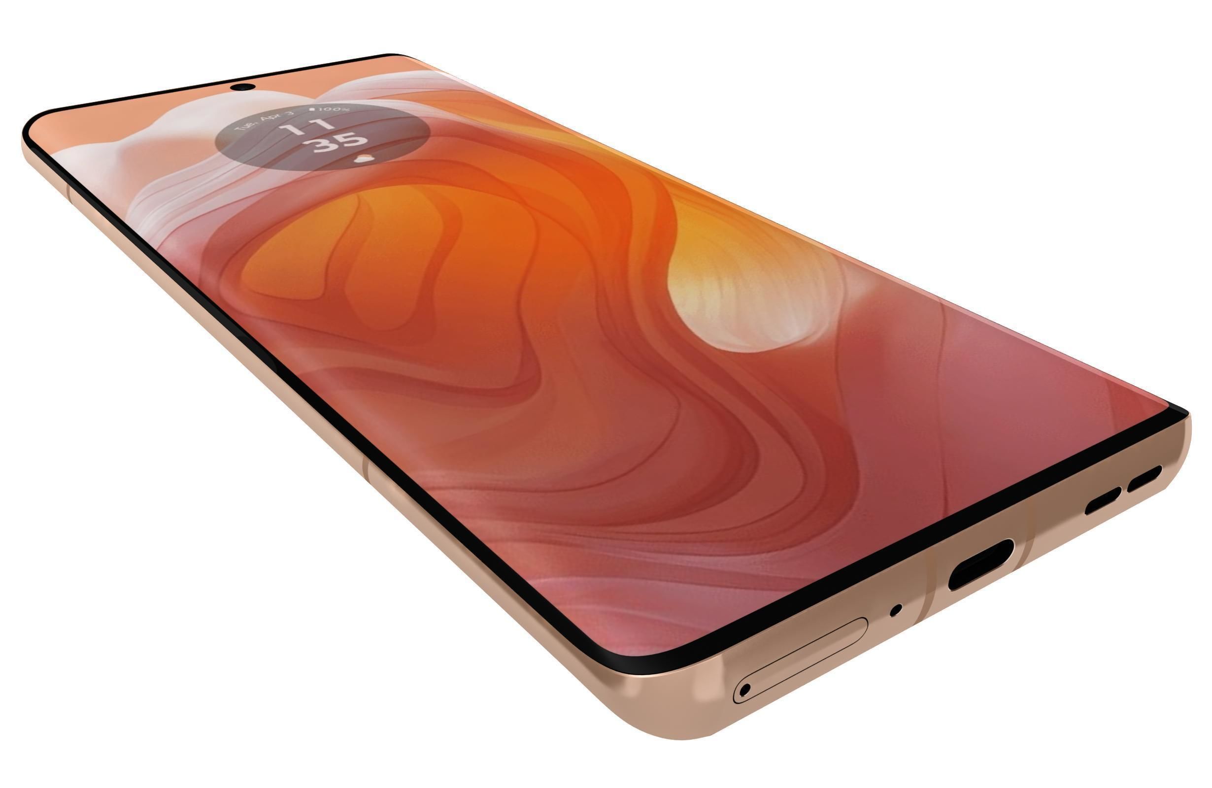 Motorola Edge 50 Ultra Gold 3D model_10