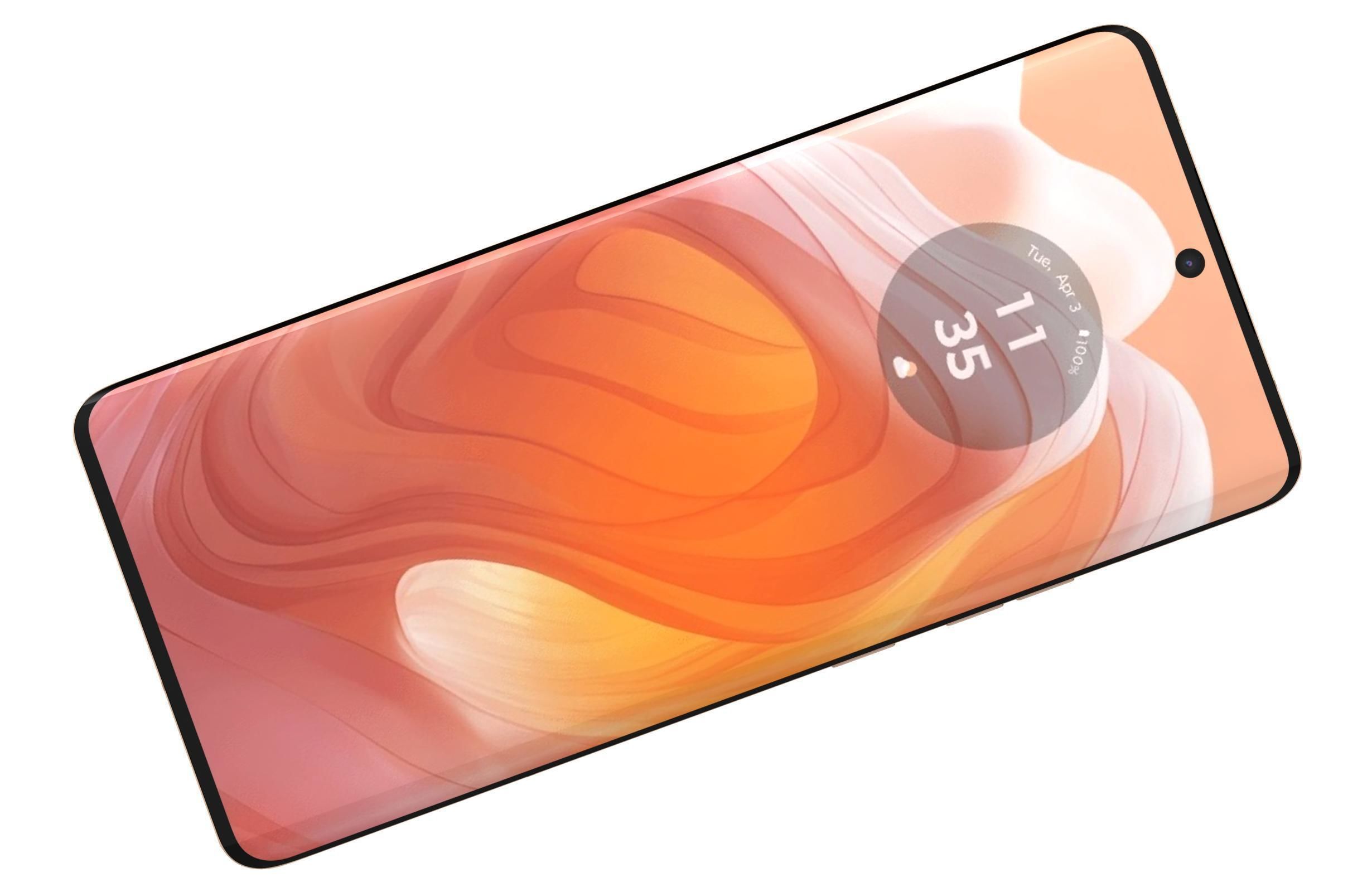 Motorola Edge 50 Ultra Gold 3D model_11