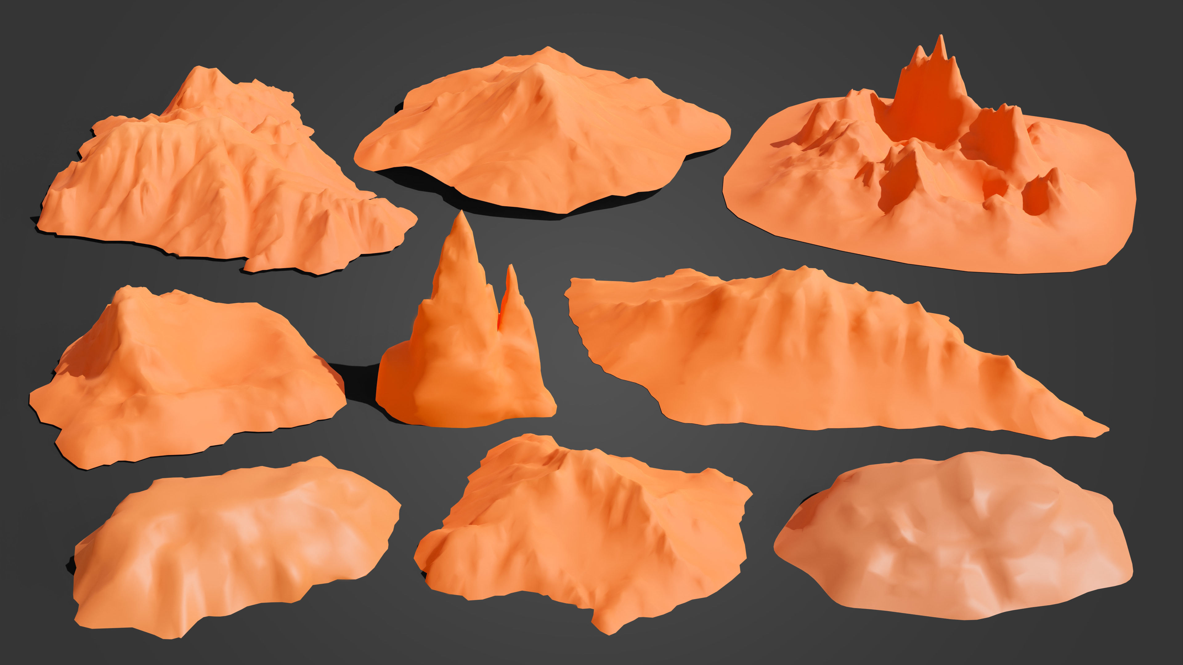 Western Low-poly 3D model_19