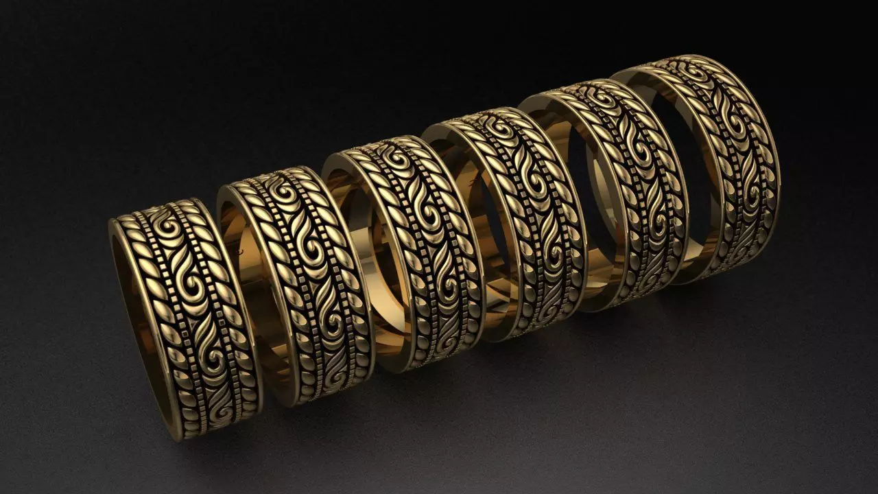 Beautiful filigree Ring 3D print model