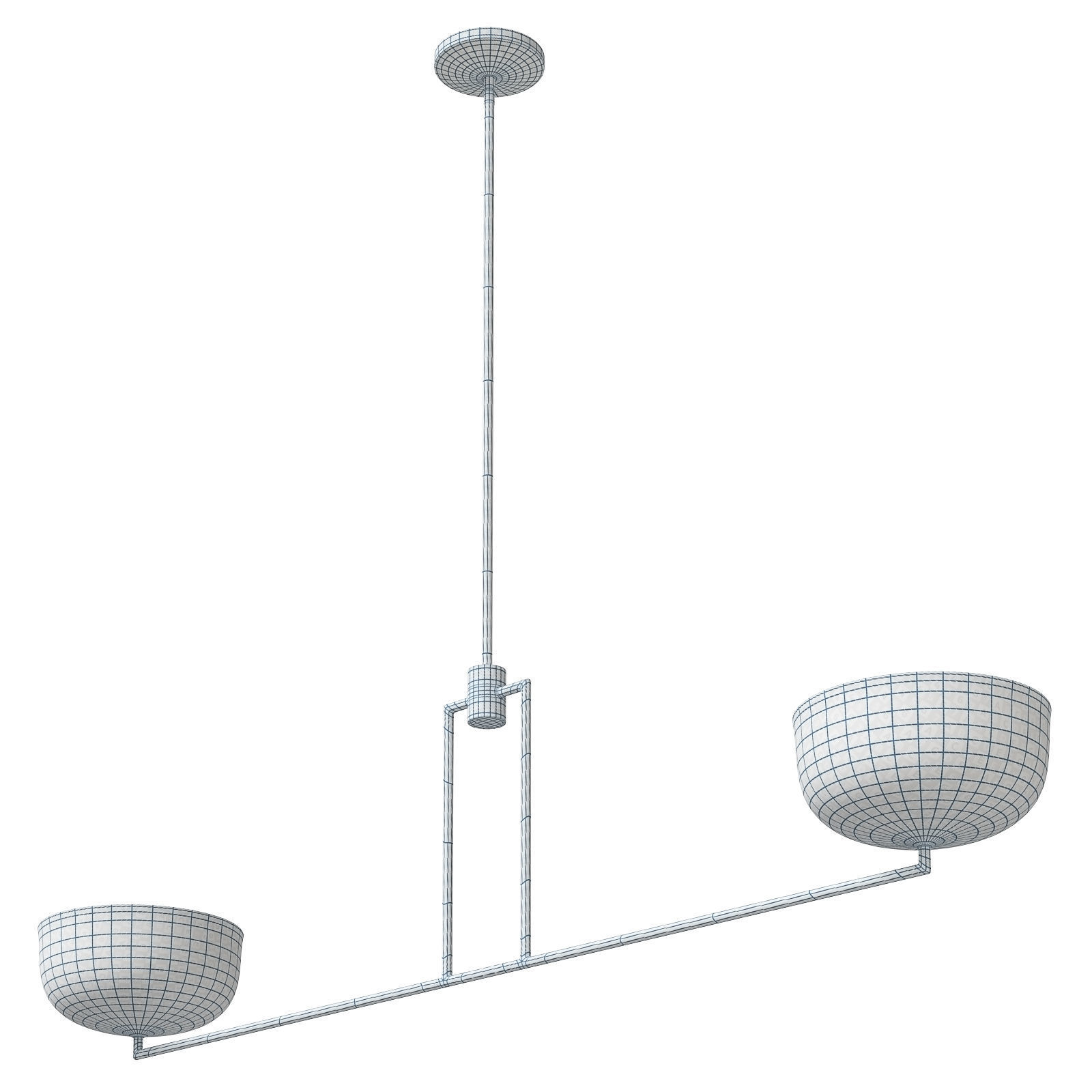 Lulu and Georgia linear chandelier Talley 3D model_3