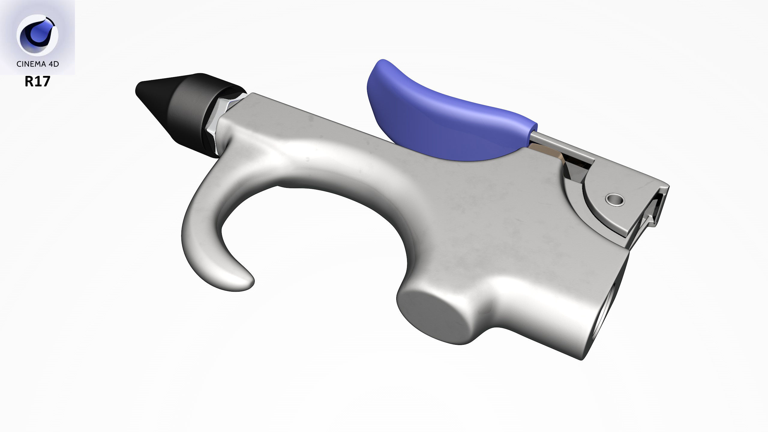 SO Blow Gun Tapered Rubber JT13B Low-poly 3D model_30