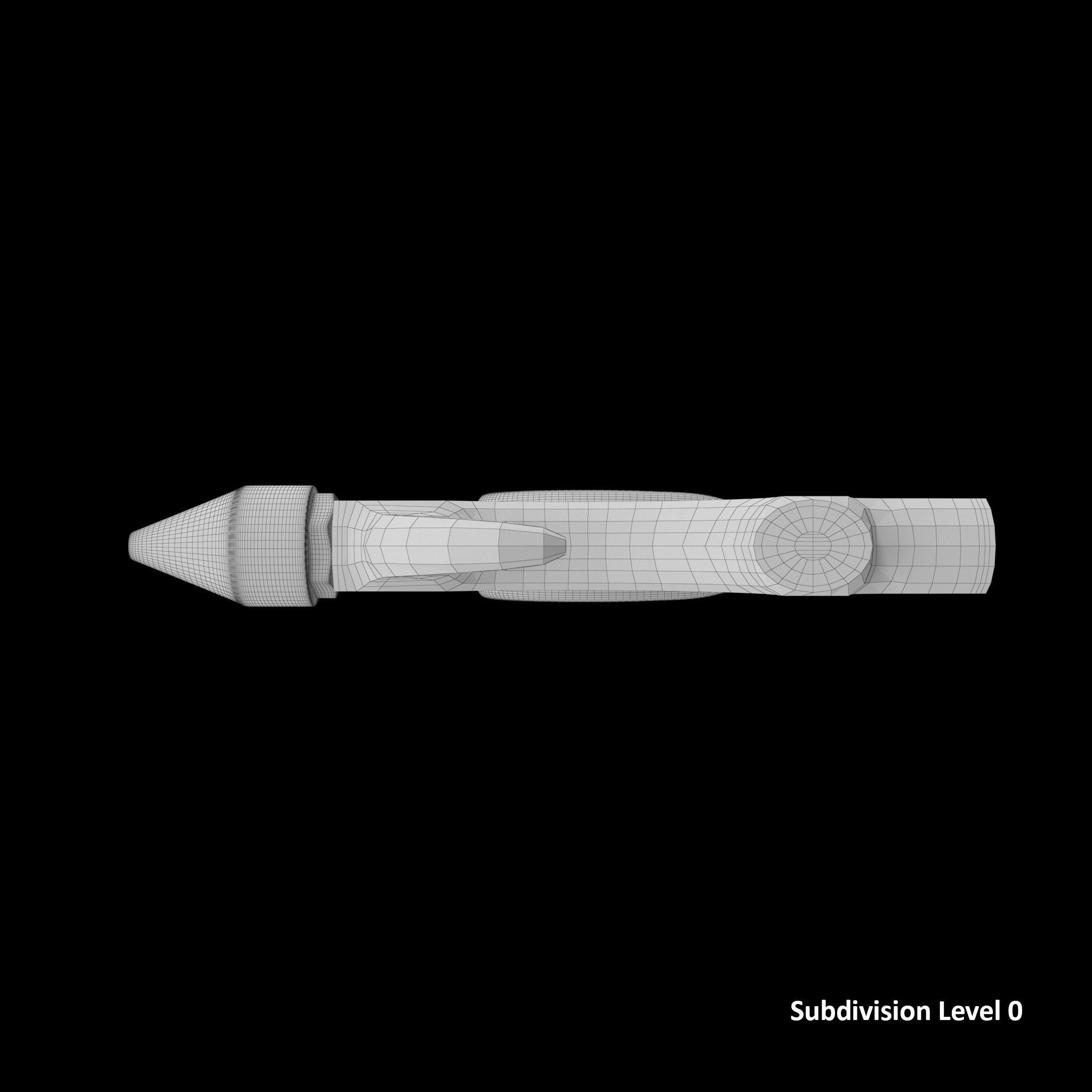 SO Blow Gun Tapered Rubber JT13B Low-poly 3D model_14