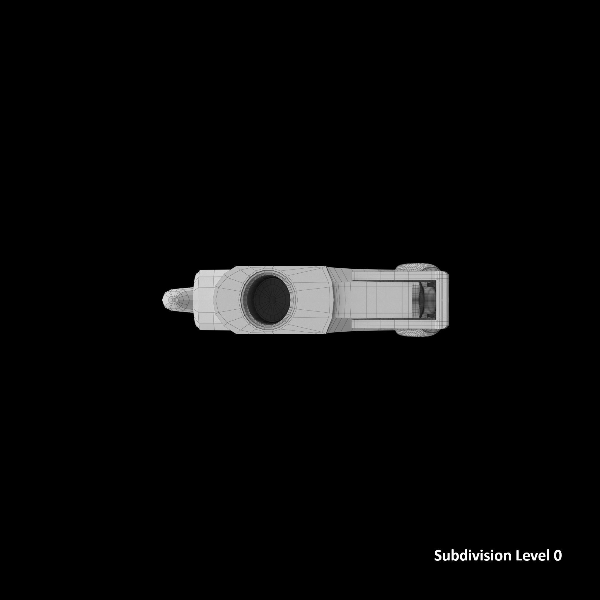 SO Blow Gun Tapered Rubber JT13B Low-poly 3D model_16