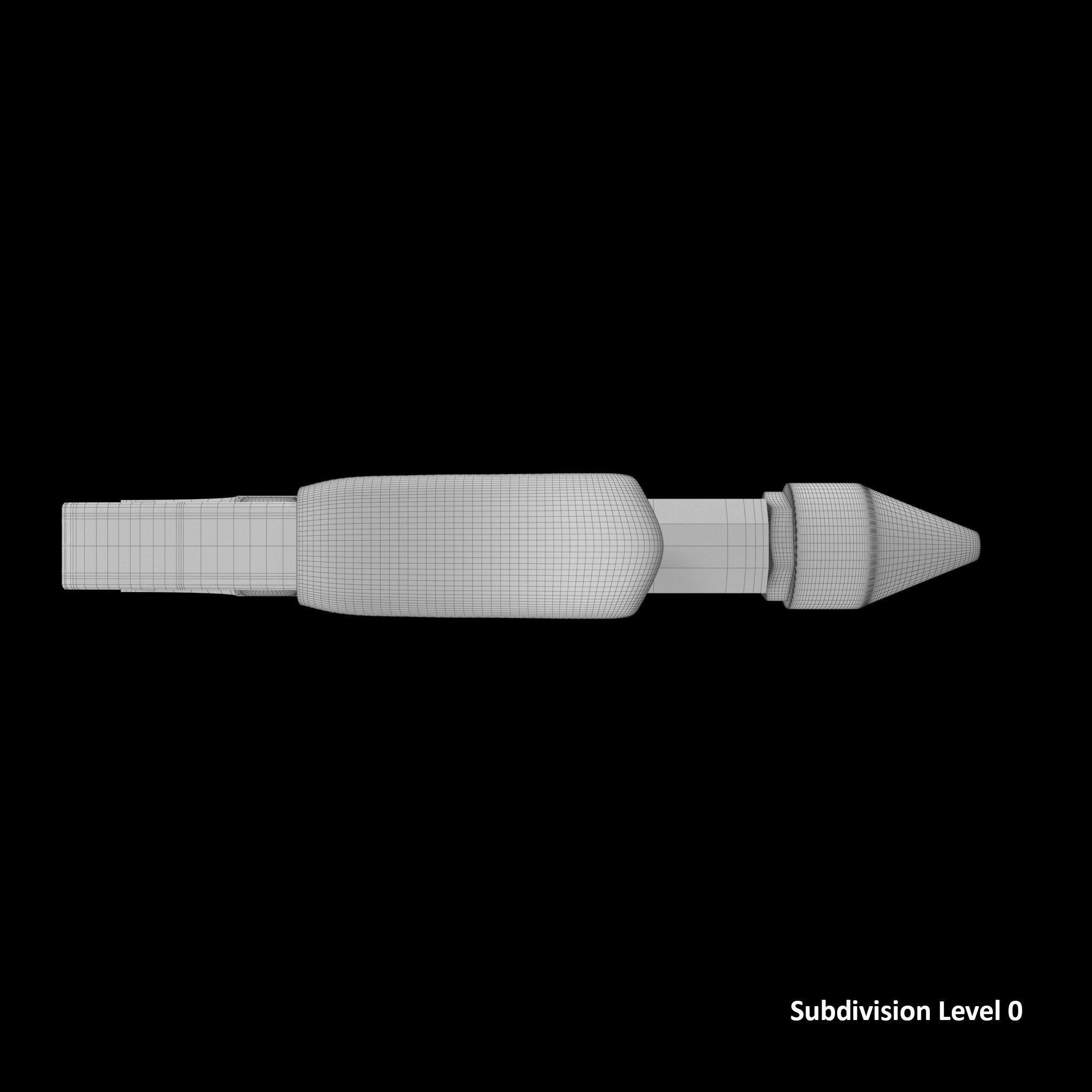 SO Blow Gun Tapered Rubber JT13B Low-poly 3D model_18