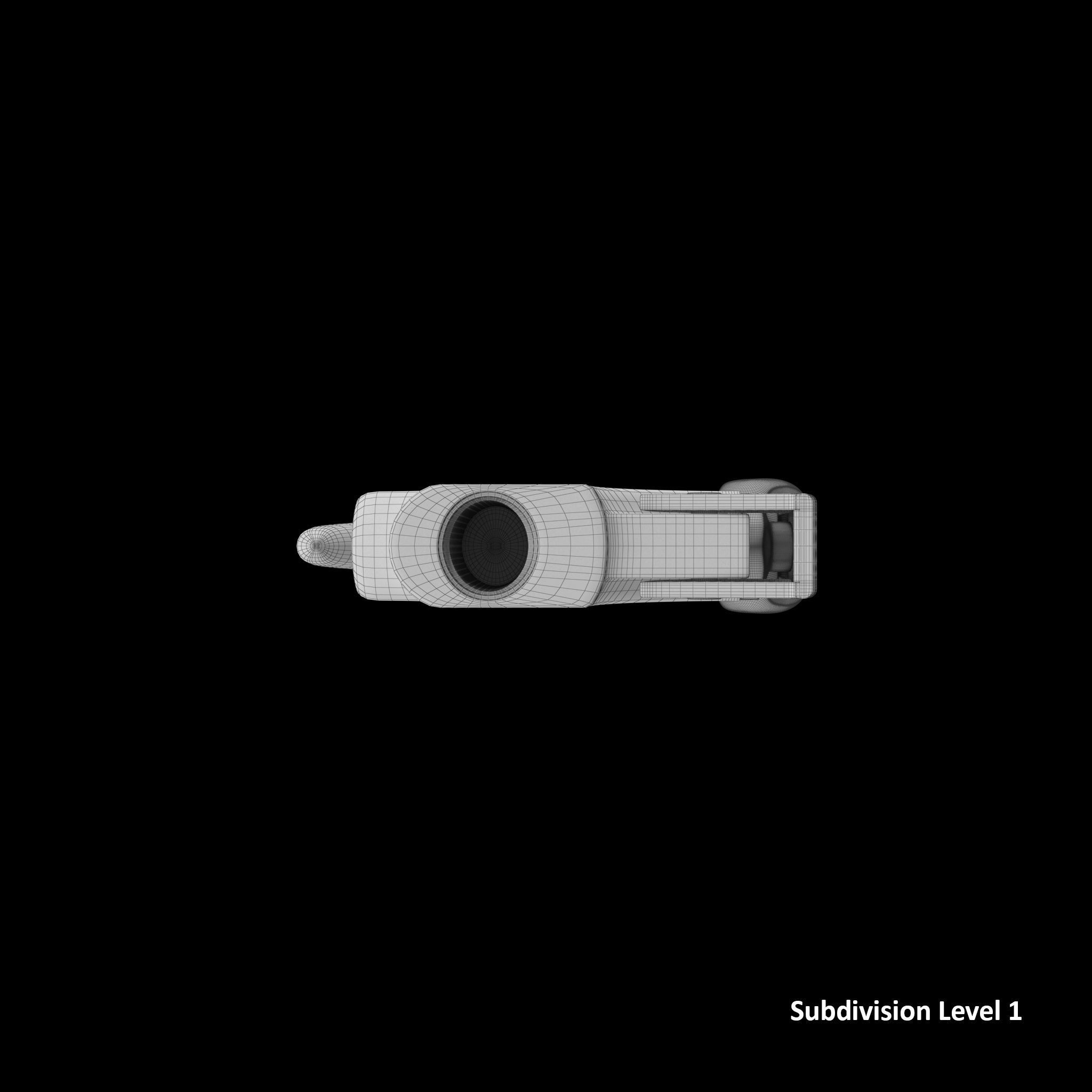 SO Blow Gun Tapered Rubber JT13B Low-poly 3D model_17