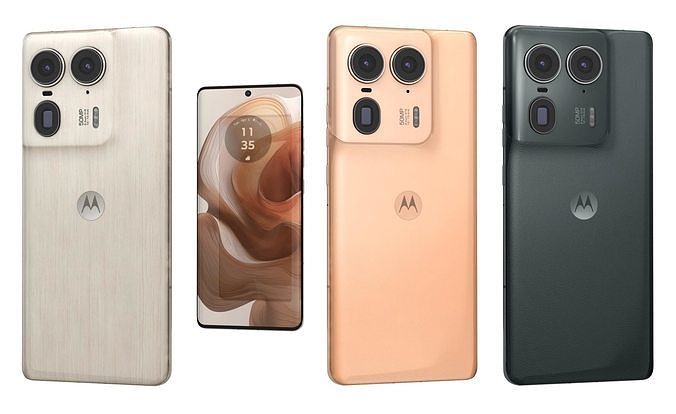 Motorola Edge 50 Ultra All Colors 3D model