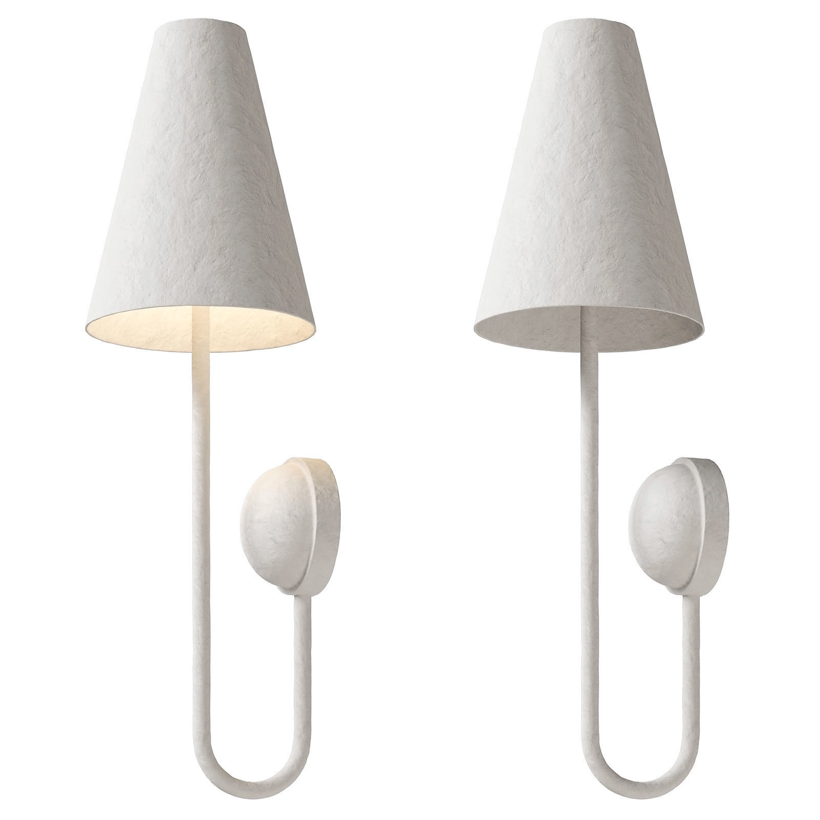 Soho Home wall lamp Aaron 3D model_1