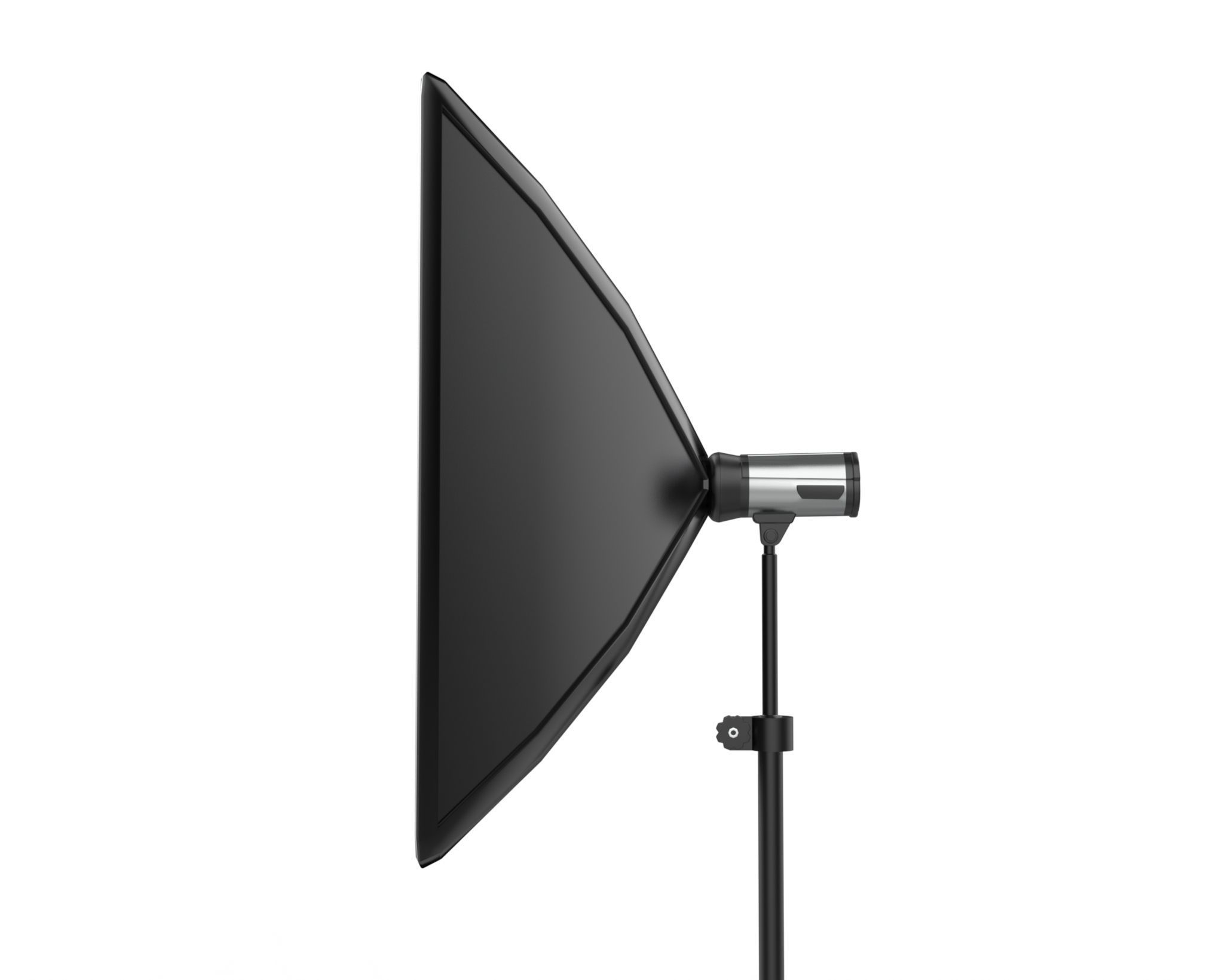 softbox with flash 3D model_8