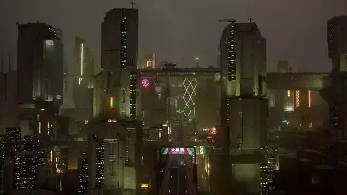 Mega Futuristic City