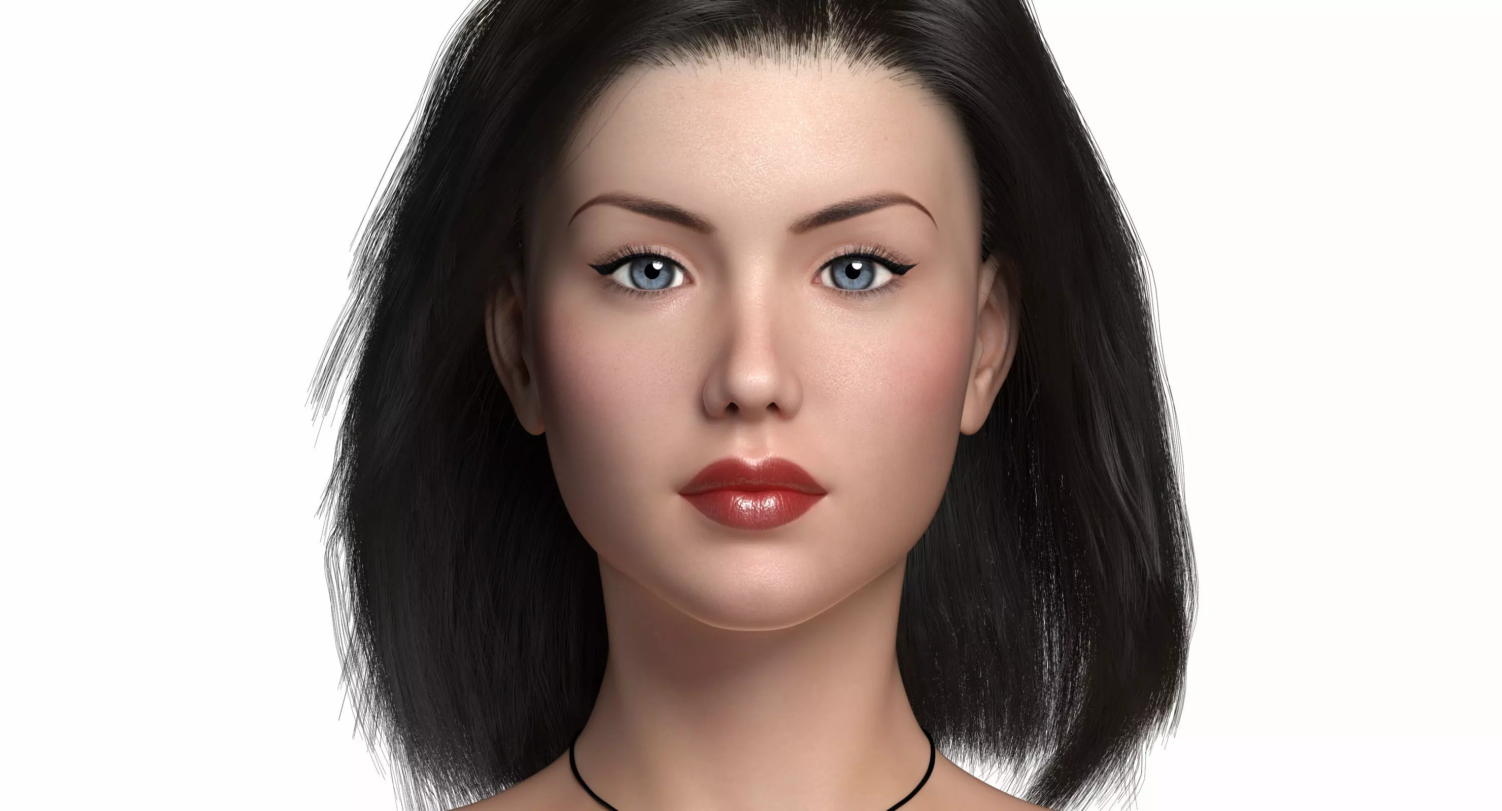 Pretty Girl 3D model_0