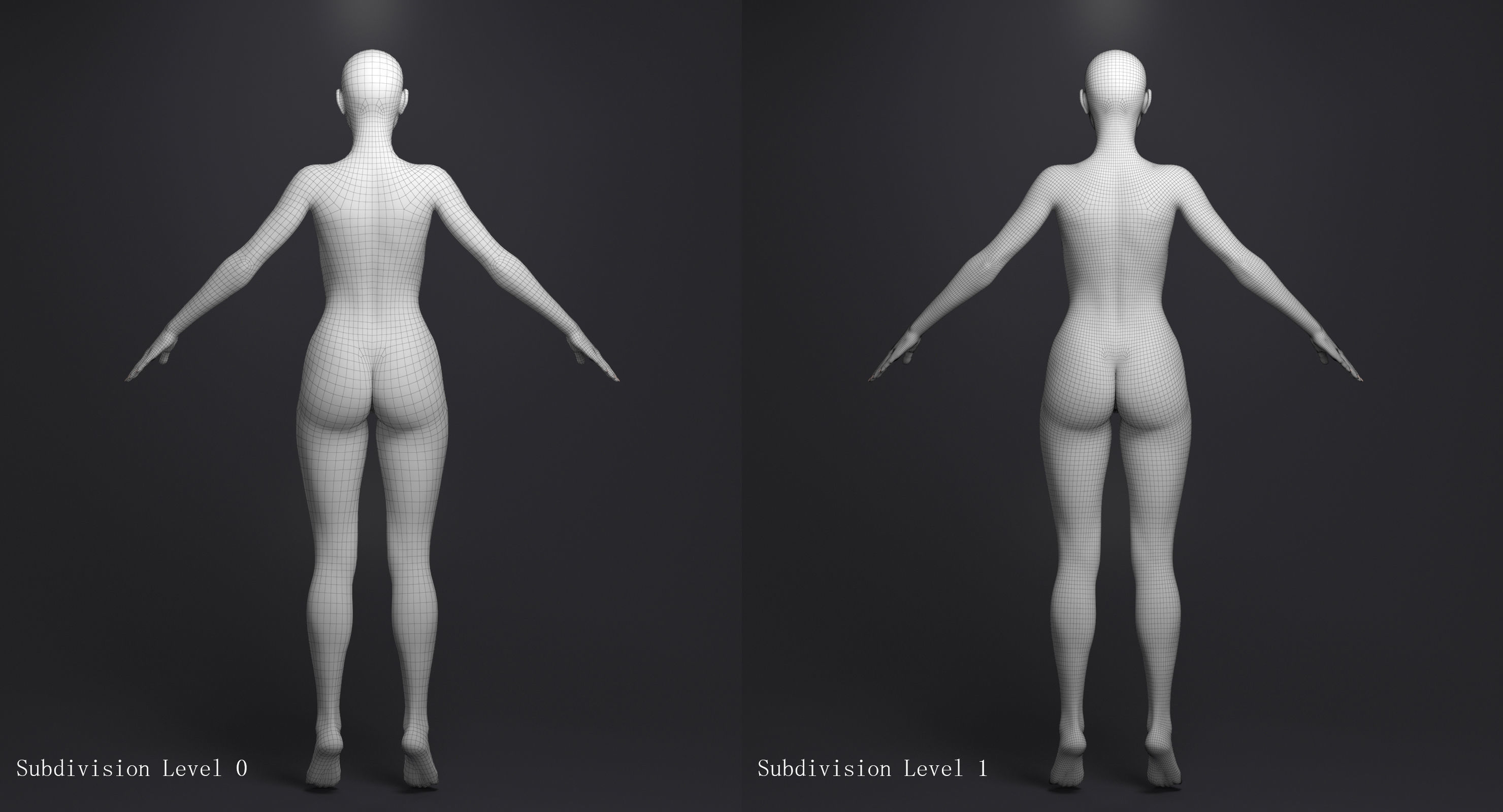 Pretty Girl 3D model_16