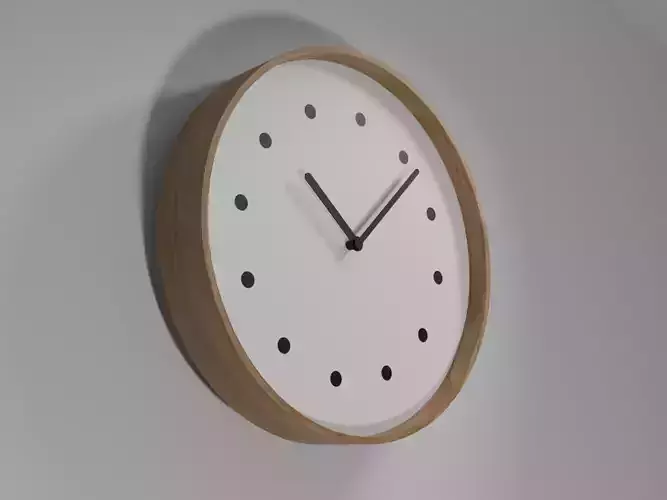 Animated Clock Hands Wall Clock Nordic Style