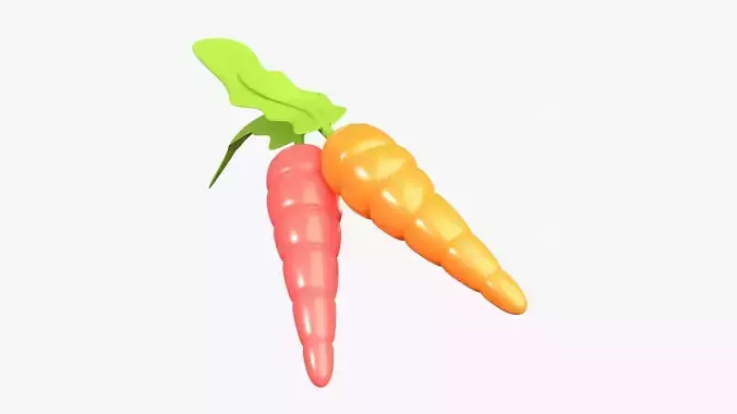 Carrot 3D Illustration