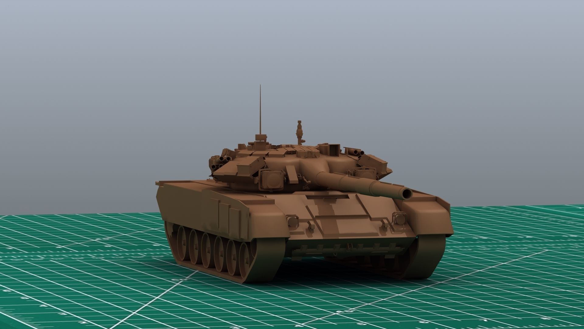 T-90 Tank 3D Print 3D print model_7