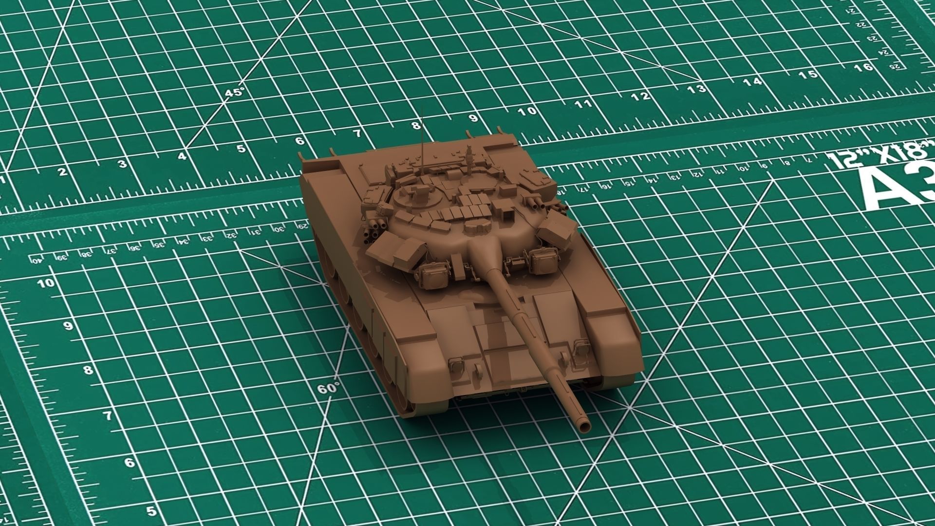 T-90 Tank 3D Print 3D print model_13